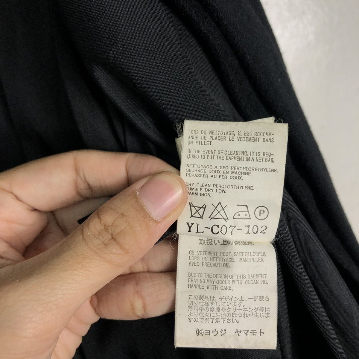 Yohji Yamamoto ☄️Rich Black - Fly Coats Wool Long Jacket Y’s Yohji Yamamoto Size US M / EU 48-50 / 2 - 18 Thumbnail