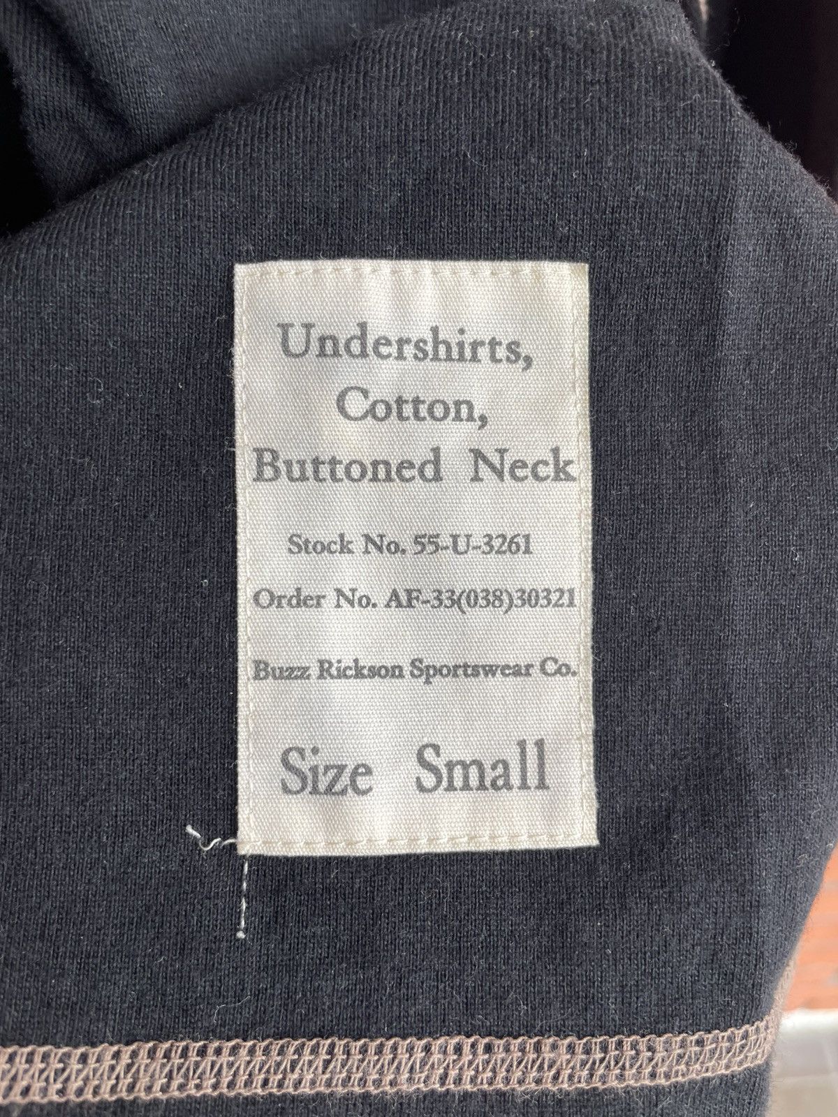 Buzz Rickson's BUZZ RICKSON'S BR79192 SLUB YARN HENLEY NECK LONG SLEEVE S Size US S / EU 44-46 / 1 - 9 Thumbnail