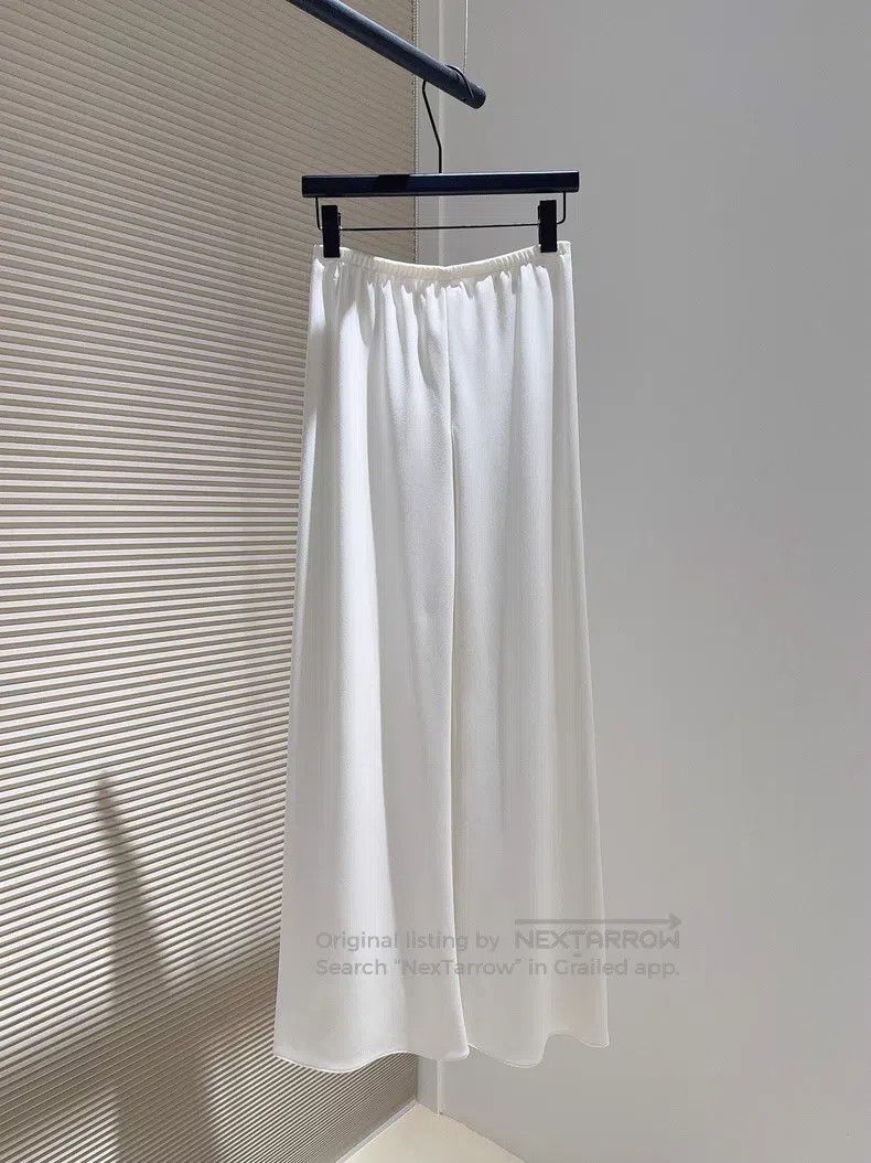 The Row The Row size XS White wide-leg pants Size 22" - 1 Thumbnail