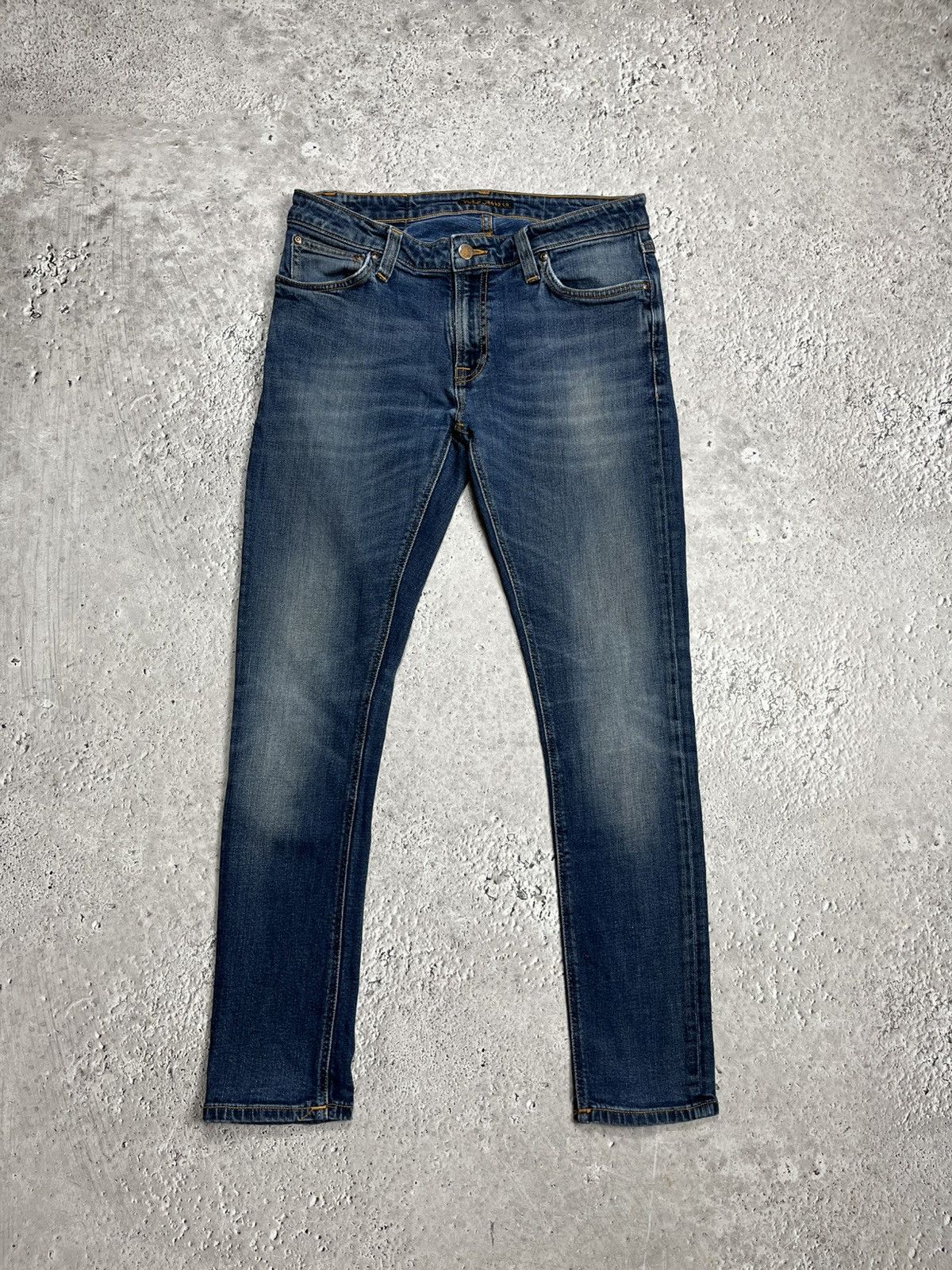 Nudie Jeans Nudie Jeans Skinny Fit Organic Denim Jeans W33 L30 Blue Size US 33 - 6 Thumbnail