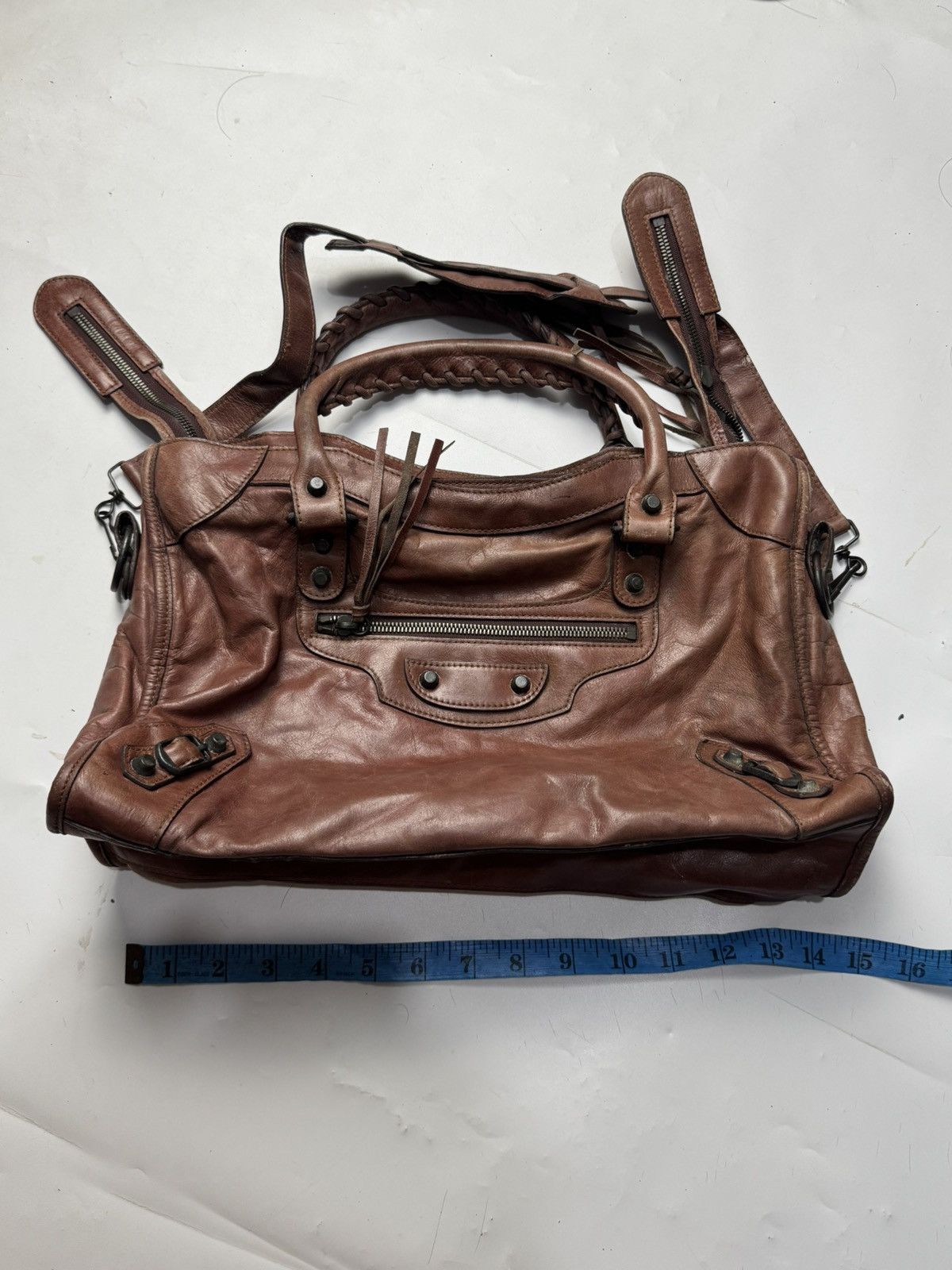 Vintage Leather City Bags Size ONE SIZE - 10 Thumbnail