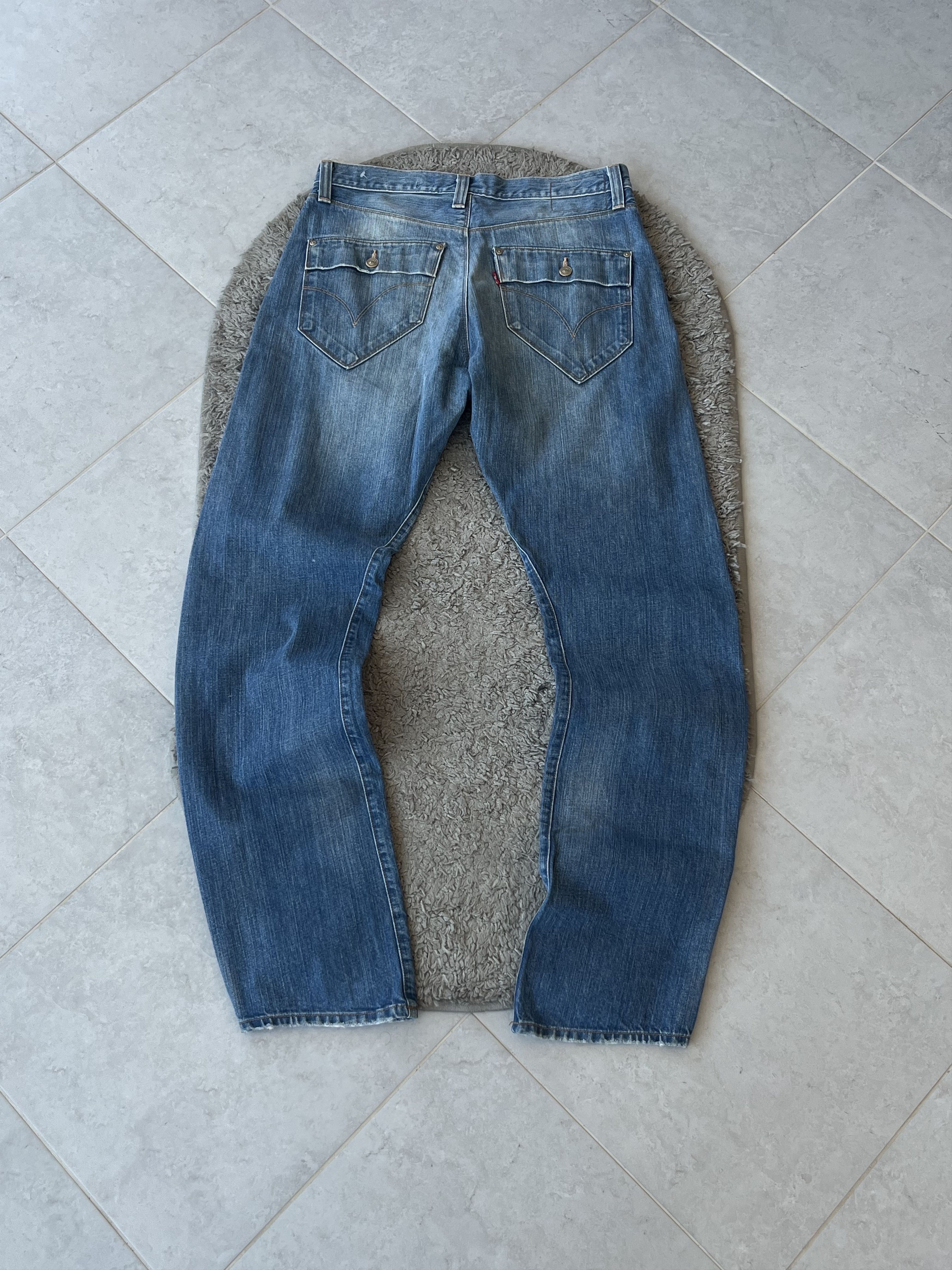 Levi's LEVI’S ENGINEERED JEANS Straight Fit Vintage Y2K Style Size US 33 - 2 Thumbnail