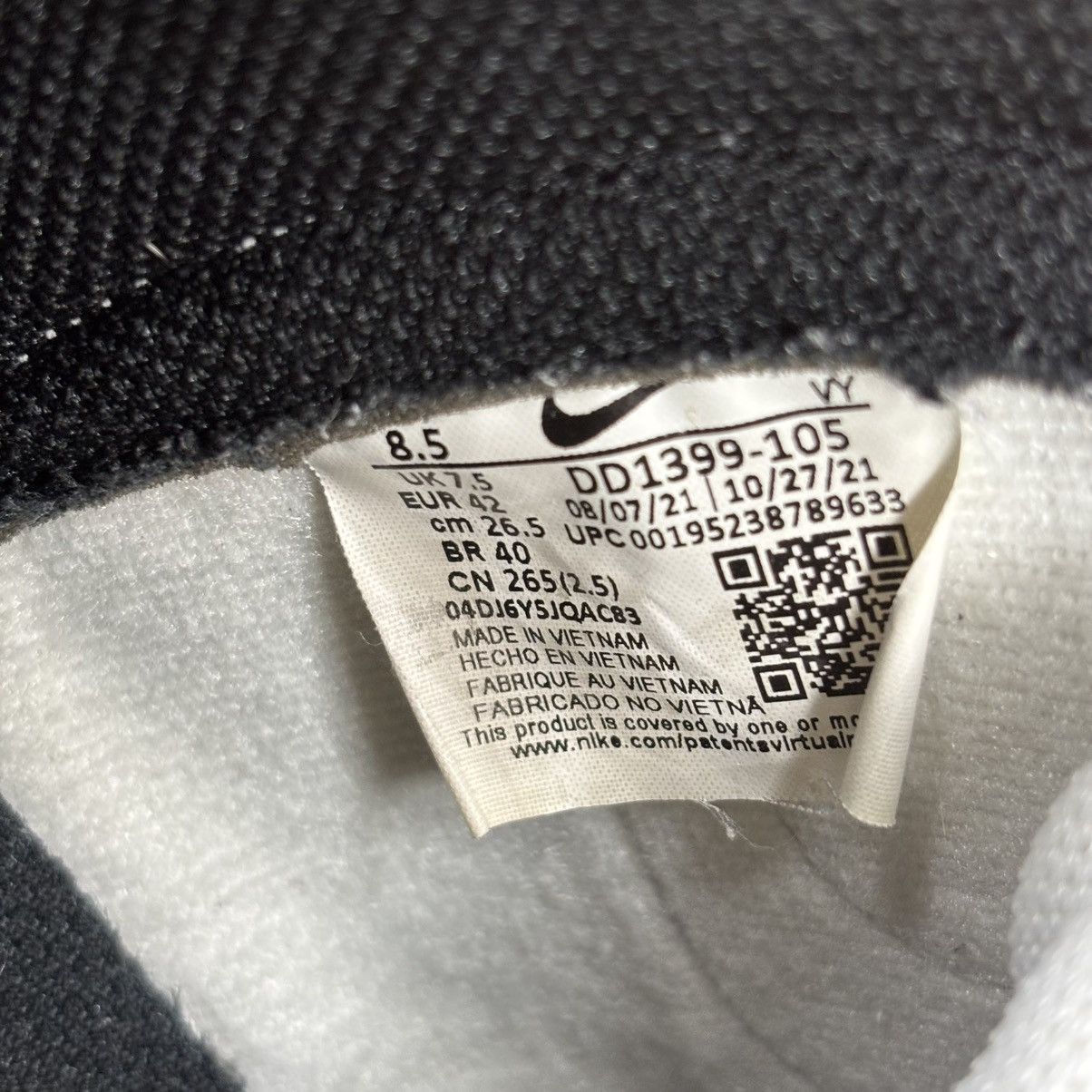 Nike Size 8.5 - Nike Dunk High Black White CLEAN No box Size US 8.5 / EU 41-42 - 7 Thumbnail