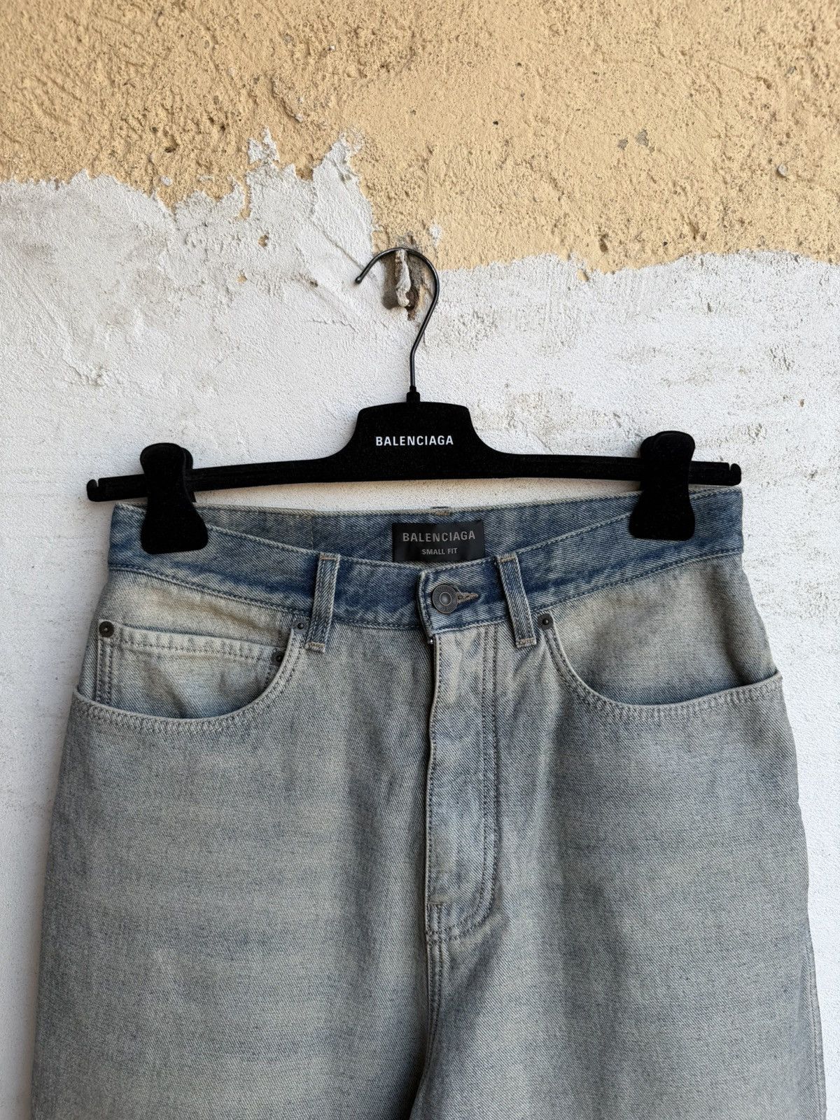 Balenciaga [S] 1590$ Spring24 Inside out blue baggy jeans Size US 30 / EU 46 - 3 Thumbnail