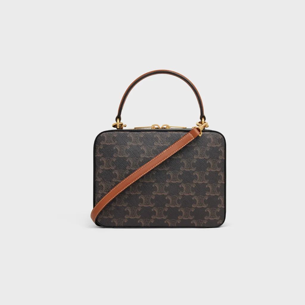 Celine o1bcso1str0725 Size : OS /10M022 Triomphe Canvas Bag in Tan Size ONE SIZE - 2 Thumbnail