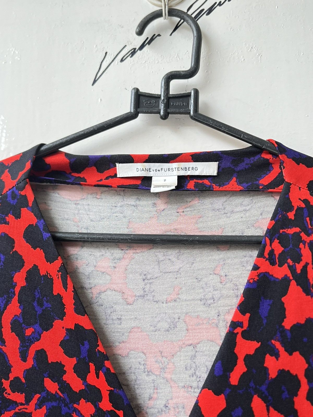 Diane von Furstenberg Diane Von Furstenberg Flower Motive Dress/Cardigan Size XS / US 0-2 / IT 36-38 - 5 Thumbnail