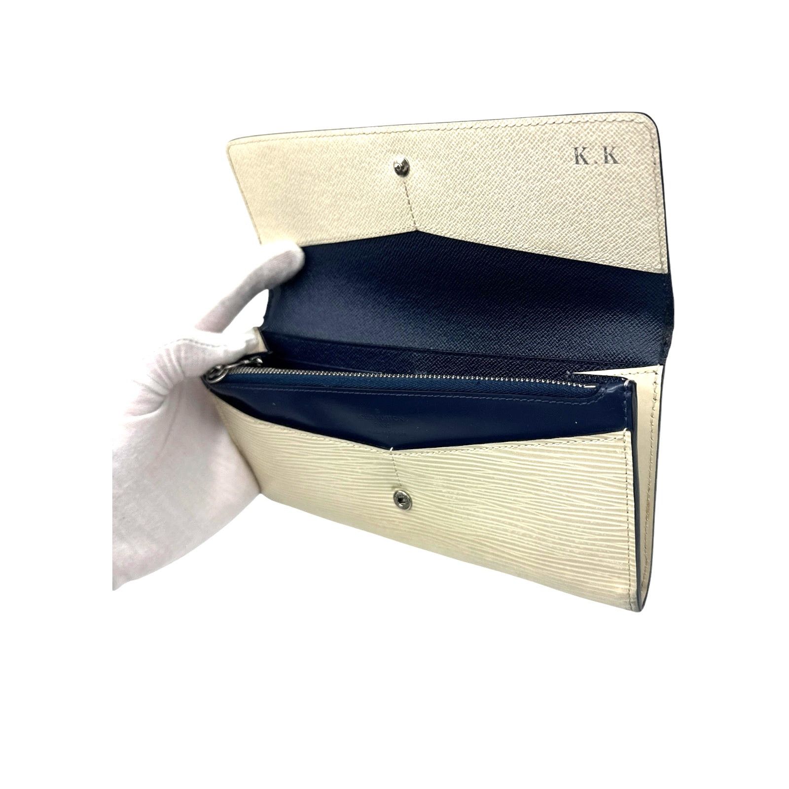 Louis Vuitton 🔴 Louis Vuitton Long Wallet - White Blue Epi Patchwork Size ONE SIZE - 8 Thumbnail