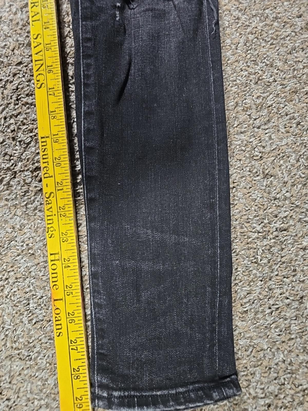 American Eagle Outfitters American Eagle Jeans Men's 28x30 Black Airflex+ Distressed Size US 28 / EU 44 - 6 Thumbnail