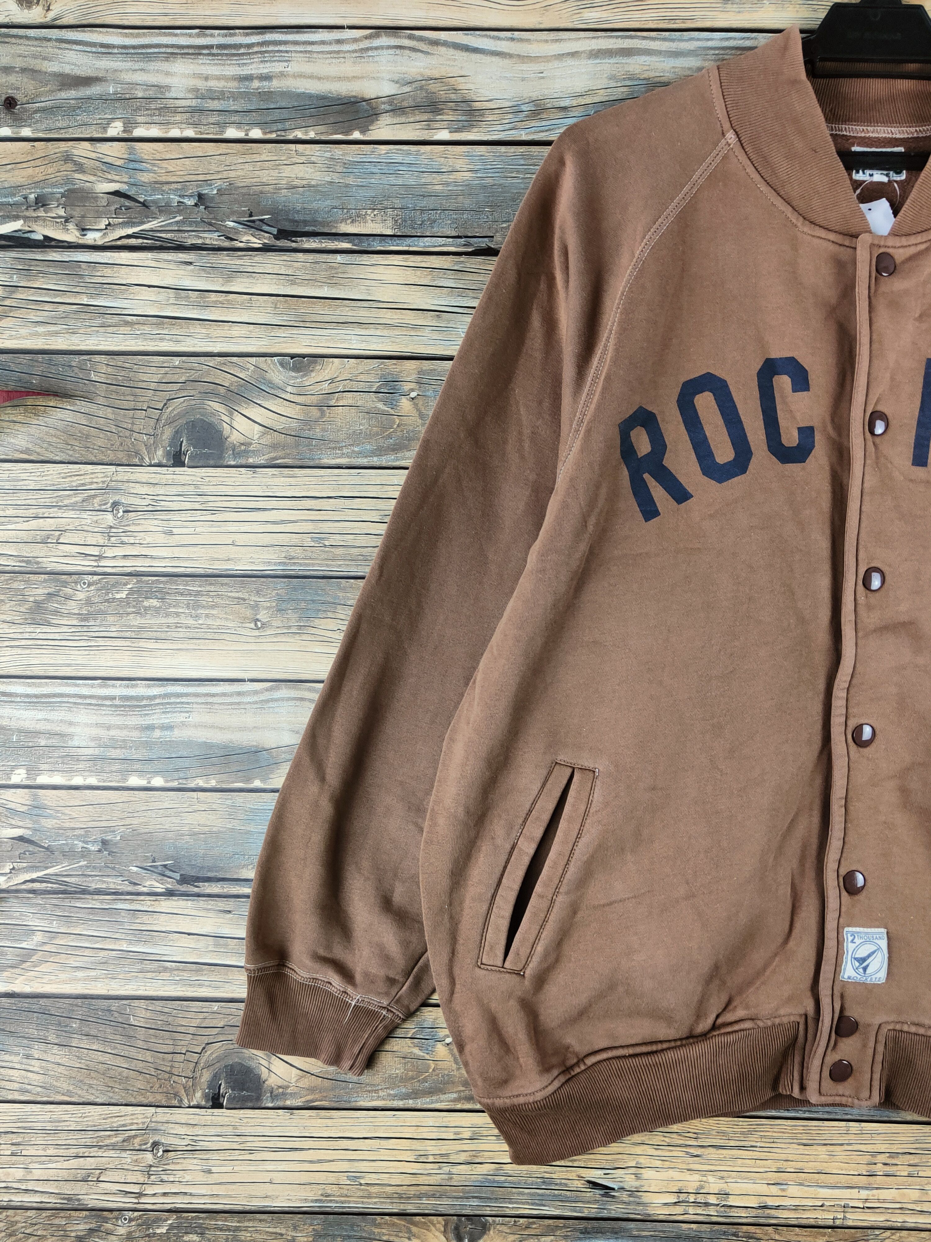 Vintage DL Union Rockets Brown Sweaters #46-184 Size US L / EU 52-54 / 3 - 4 Thumbnail