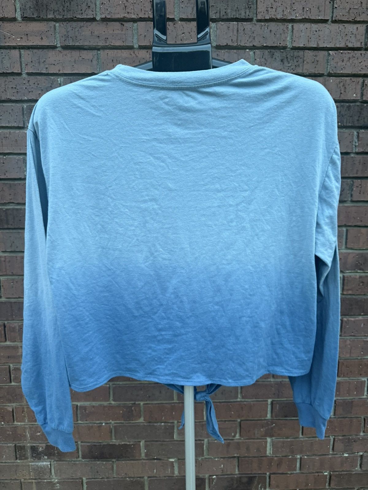 Other Harry Potter Long Sleeve Cropped Top Front Tie Blue Shirt Size L / US 10 / IT 46 - 5 Thumbnail