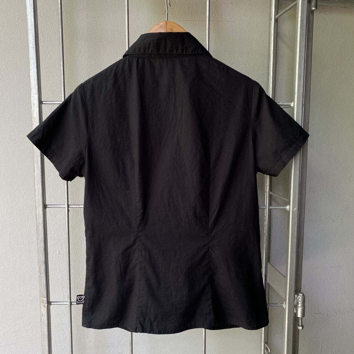 Japanese Brand 😊PEACE NOW Black Ghost Pocket Shirt Size M / US 6-8 / IT 42-44 - 2 Thumbnail