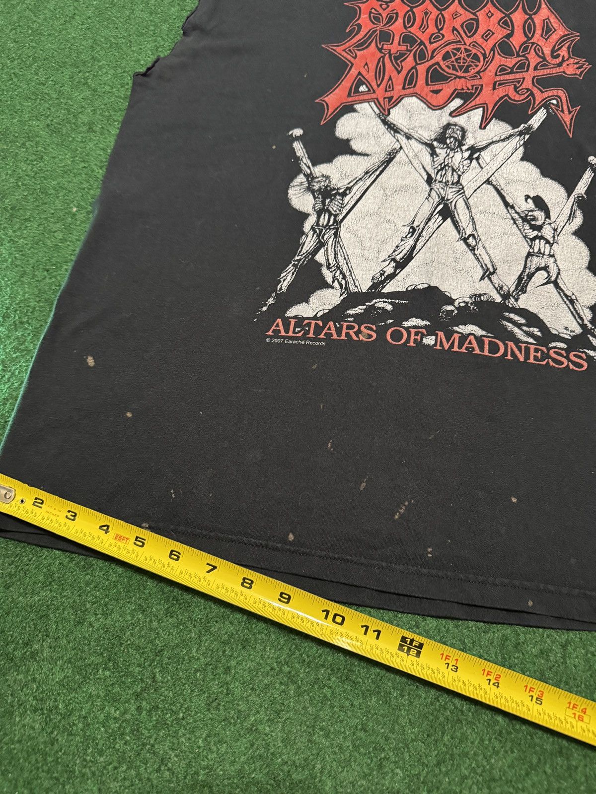 Band Tees × Vintage Y2K Morbid Angel Death Metal Band RARE Cutoff Tank Top Size US XL / EU 56 / 4 - 8 Thumbnail