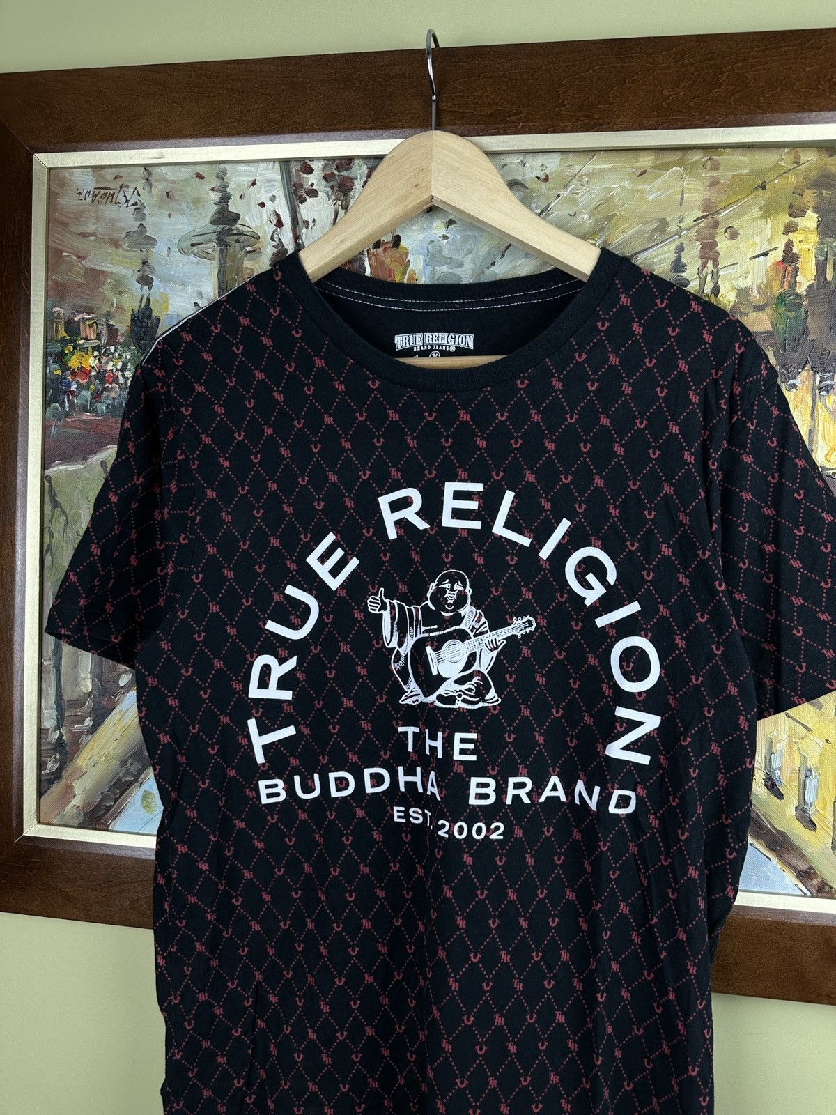 True Religion × Vintage True religion monogram t-shirt Buddha Size US M / EU 48-50 / 2 - 2 Thumbnail