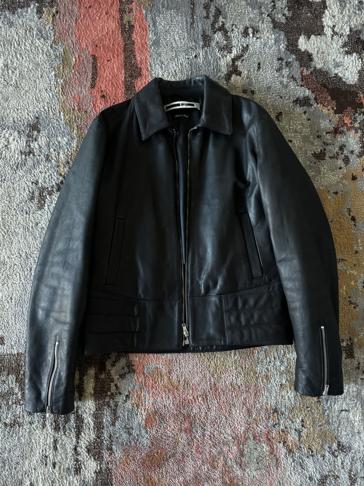 Alexander McQueen Alexander McQueen leather jacket Size US M / EU 48-50 / 2 - 1 Thumbnail