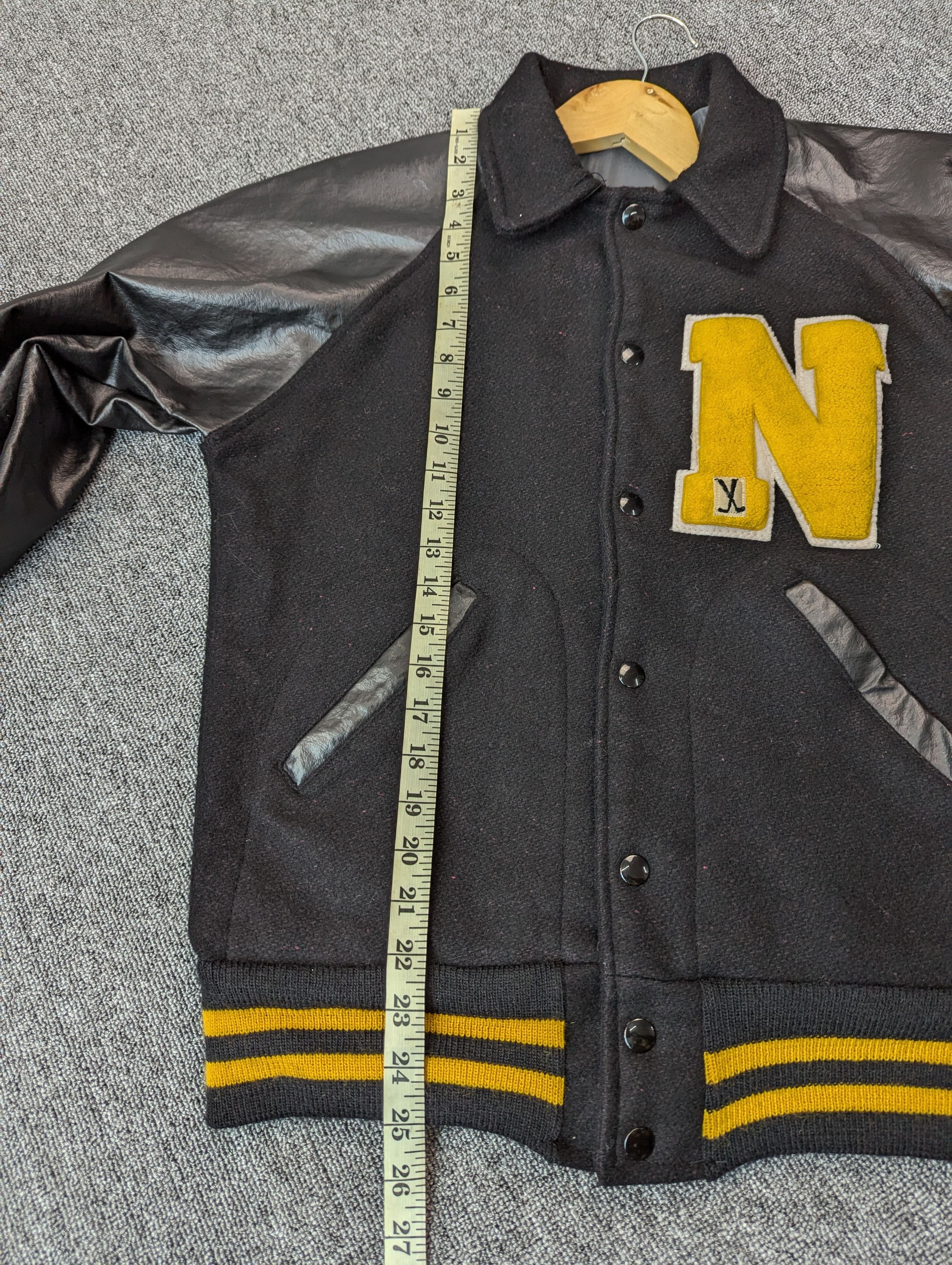 Vintage Vintage Fab Knit Letterman Varsity Jacket Size US M / EU 48-50 / 2 - 12 Thumbnail