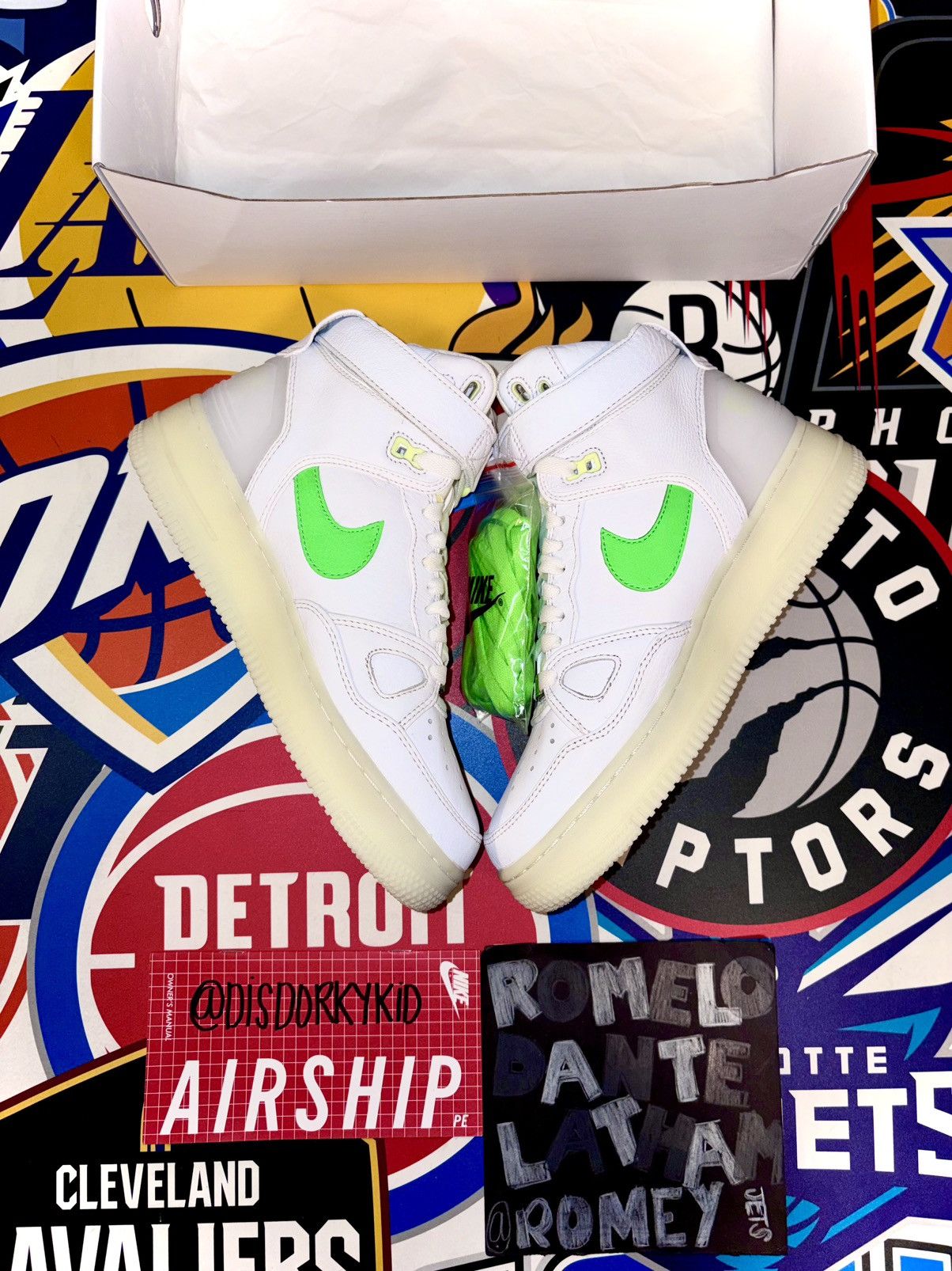 Nike 10th Anniversary RSVP Gallery x Nike Air Force 1 CV0433-100 Size US 6.5 / EU 39-40 - 3 Thumbnail