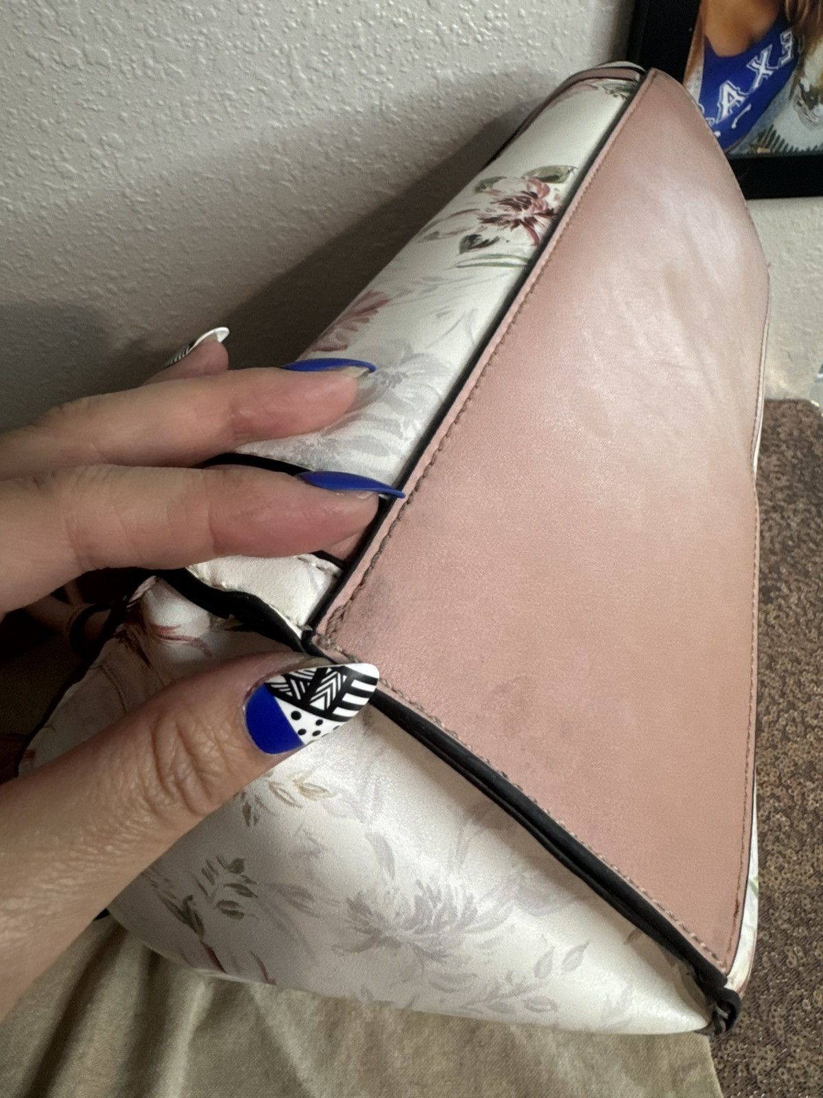 Nine West NINE WEST🌸 Pink & White Floral Crossbody and Handle Bag Size ONE SIZE - 17 Thumbnail