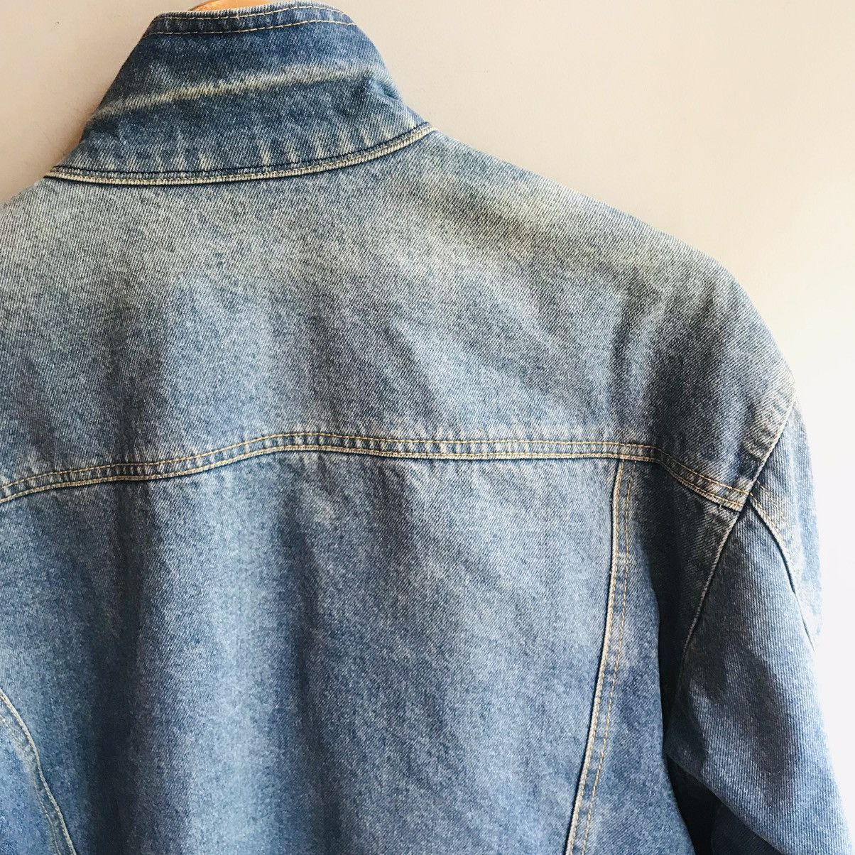 Seditionaries × Vintage Vintage Velour Collar Denim Jacket Size US M / EU 48-50 / 2 - 9 Thumbnail