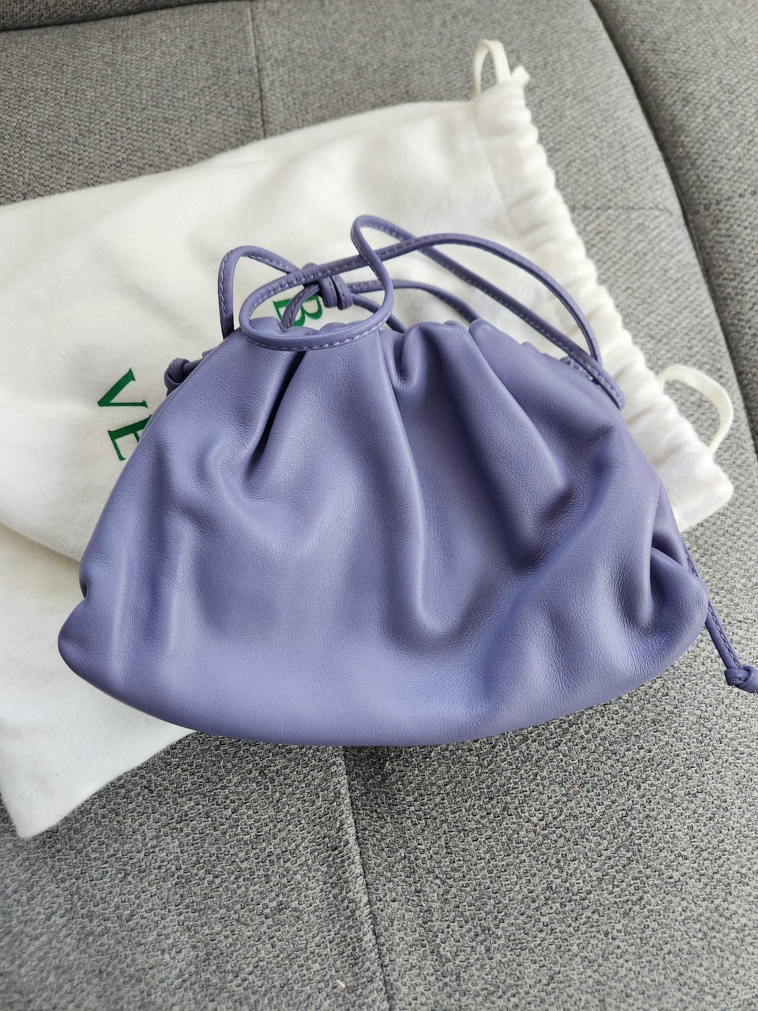 Bottega Veneta Bottega Veneta Purple Mini Pouch Clutch Size ONE SIZE - 3 Thumbnail
