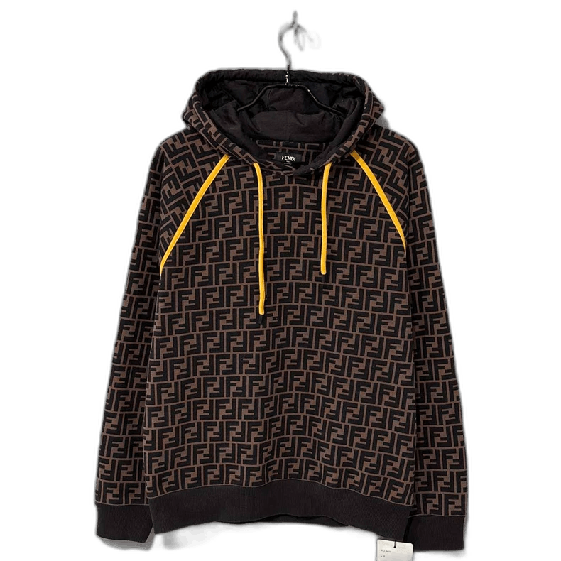 Fendi FENDI Hoodie with Logo Print-yf Size US M / EU 48-50 / 2 - 1 Thumbnail