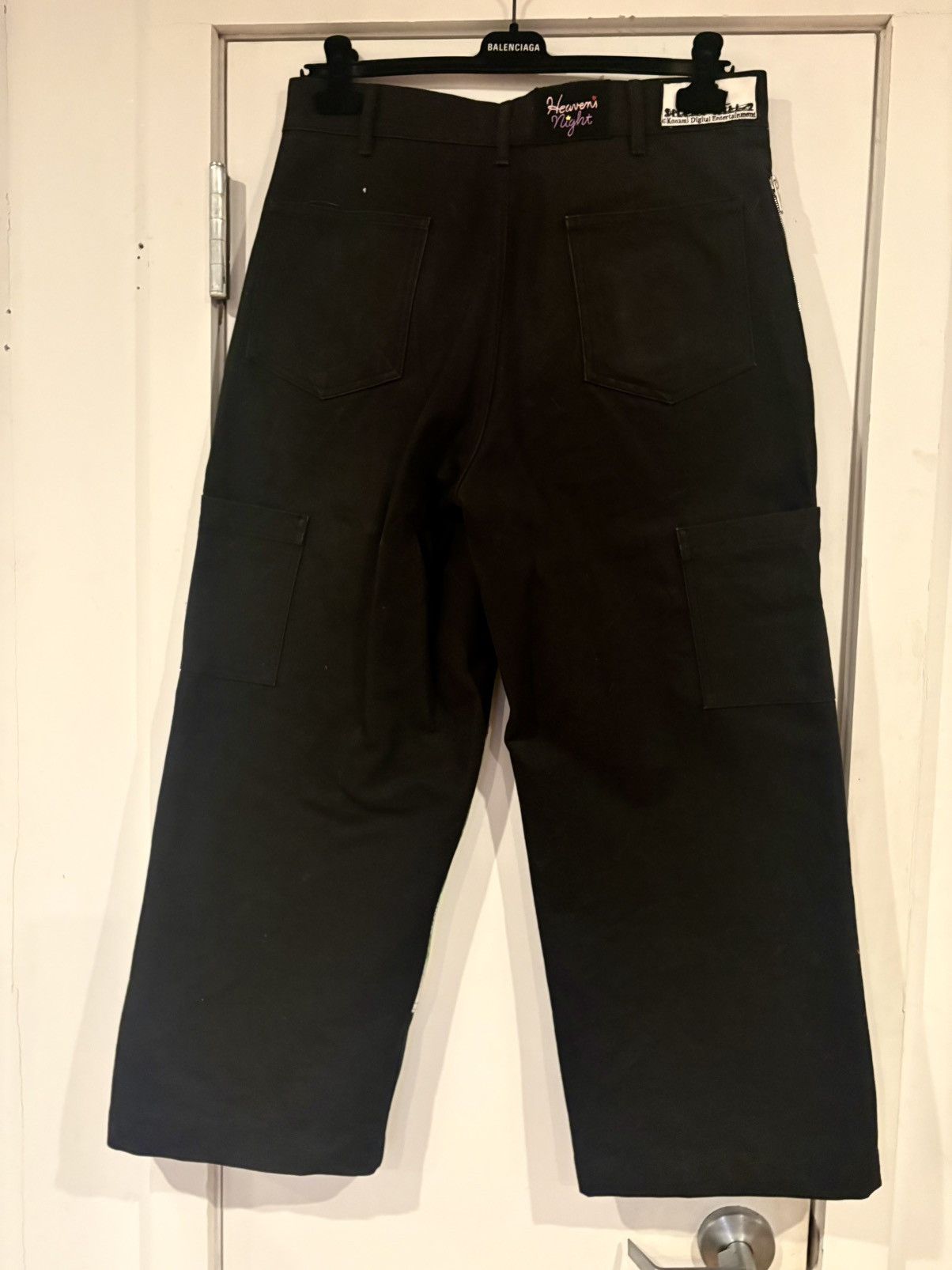 Online Ceramics Online Ceramics X Silent Hill 2 Double Knee Black Work Pants Size US 34 / EU 50 - 2 Thumbnail