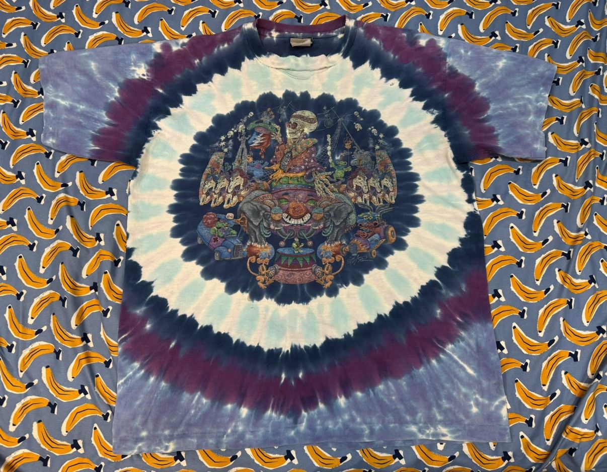 Grateful Dead Vintage Liquid Blue Grateful Dead Circus Shirt Size US L / EU 52-54 / 3 - 1 Thumbnail