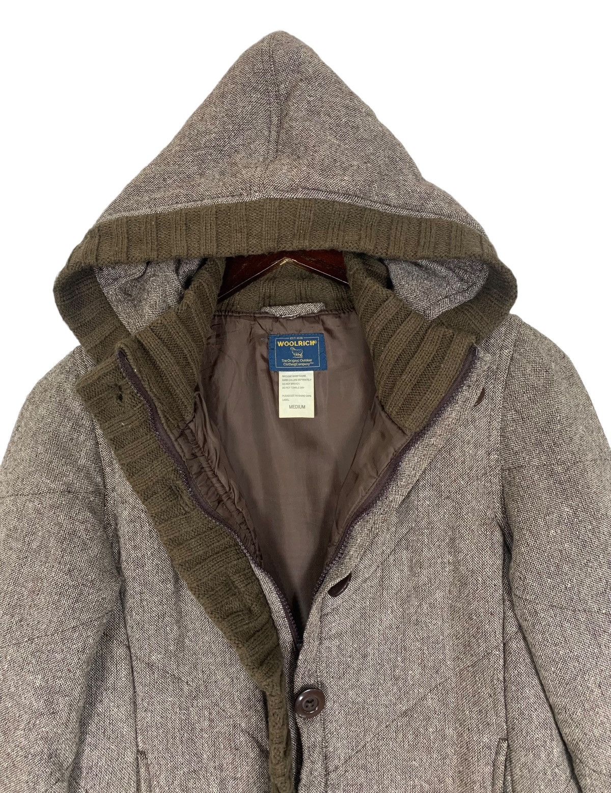Woolrich Woolen Mills Woolrich Company Outdoor Hodies Jacket Colour Brown size M Size M / US 6-8 / IT 42-44 - 3 Thumbnail