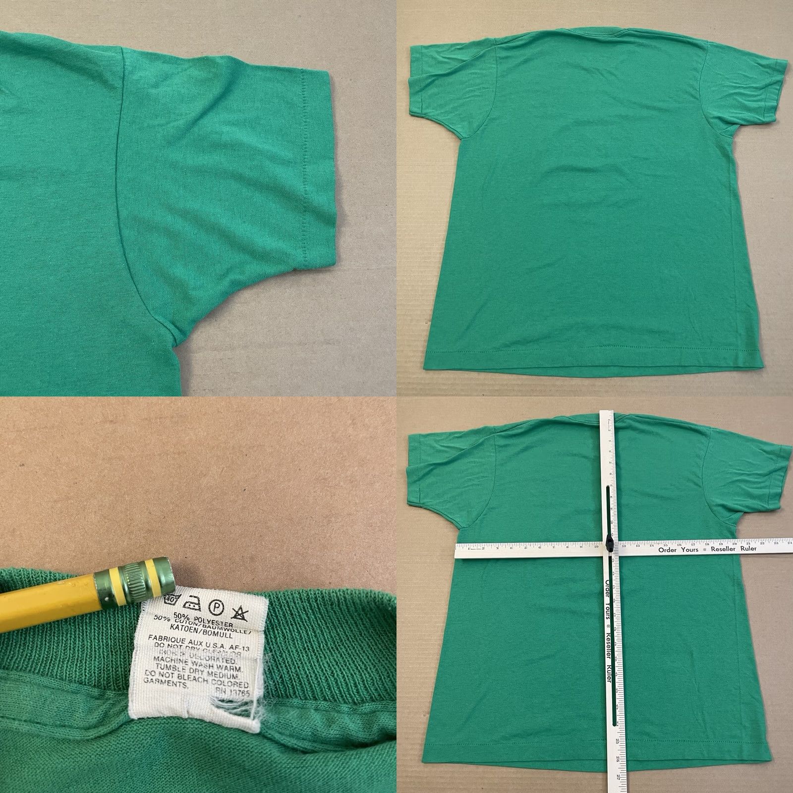 Vintage VINTAGE Army National Guard Shirt Adult Medium Green NCO Officer USA 90s Mens Size US M / EU 48-50 / 2 - 8 Thumbnail