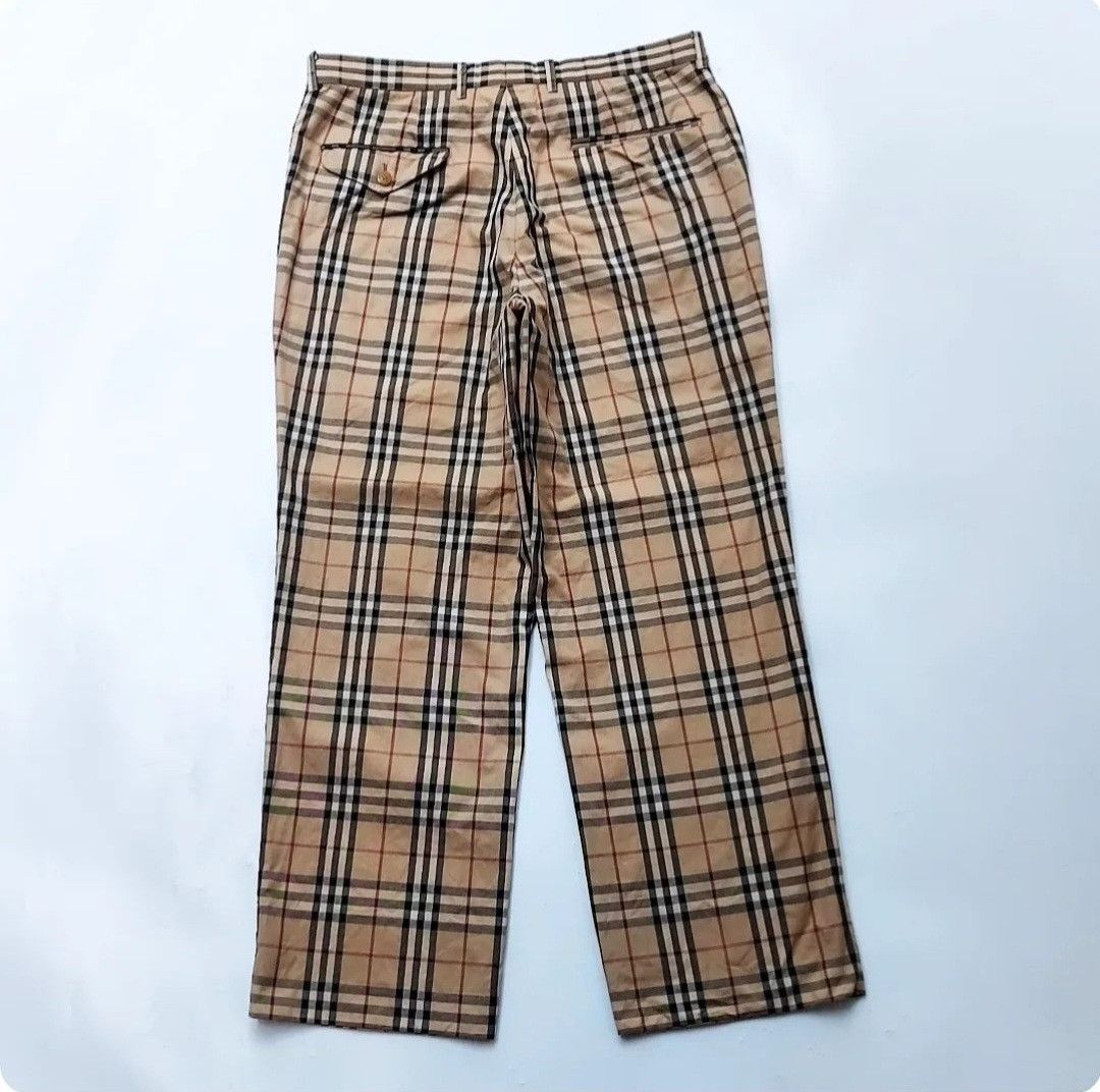 Burberry × Vintage BURBERRY NOVACHECK LONG PANTS Size US 32 / EU 48 - 2 Thumbnail
