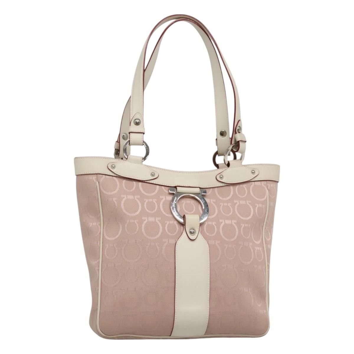 Salvatore Ferragamo Salvatore Ferragamo Gancini Tote Canvas Size ONE SIZE - 1 Thumbnail