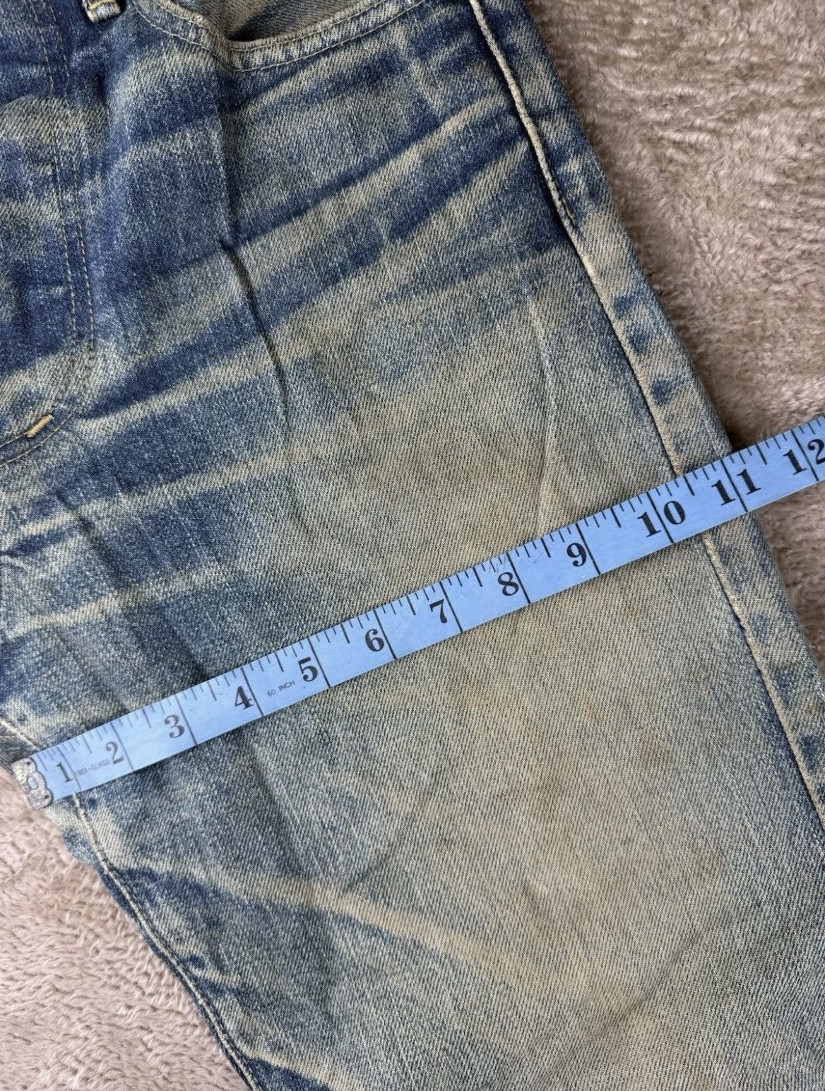 Levi's Vintage 90s Levi’s 701XX Big E Japan Made Buckle Back Size US 30 / EU 46 - 10 Thumbnail