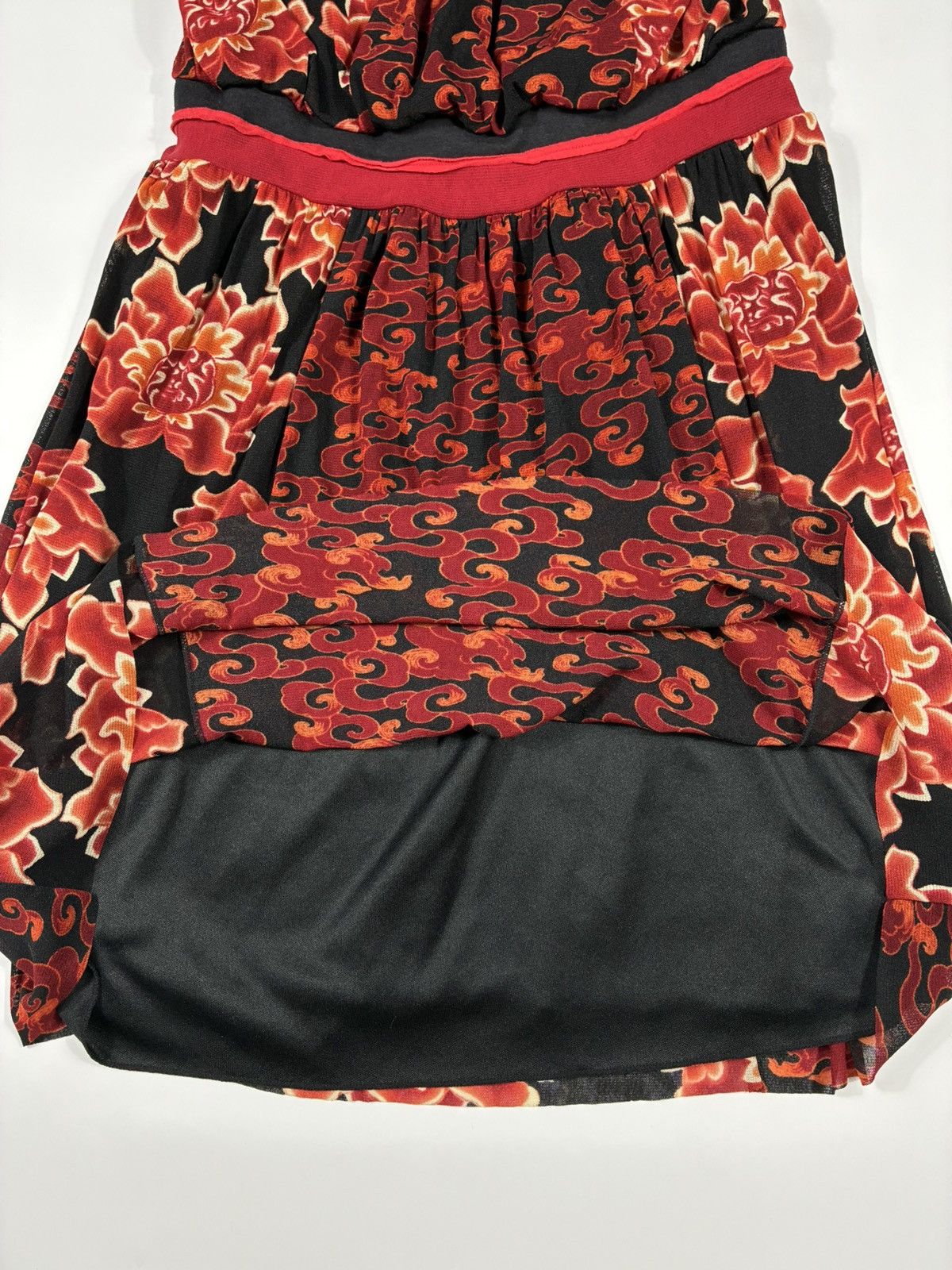 Vivienne Tam Vivienne Tam Mesh Floral Print Midi Dress Size S / US 4 / IT 40 - 6 Thumbnail