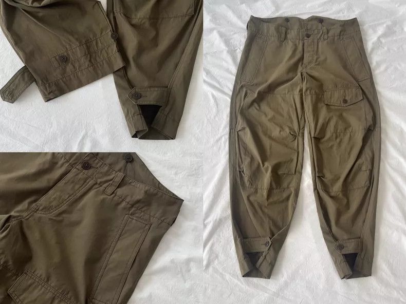 Yohji Yamamoto Yohji Yamamoto size 3 Army Green Vintage Strap Overalls pa Size US 30 / EU 46 - 4 Thumbnail