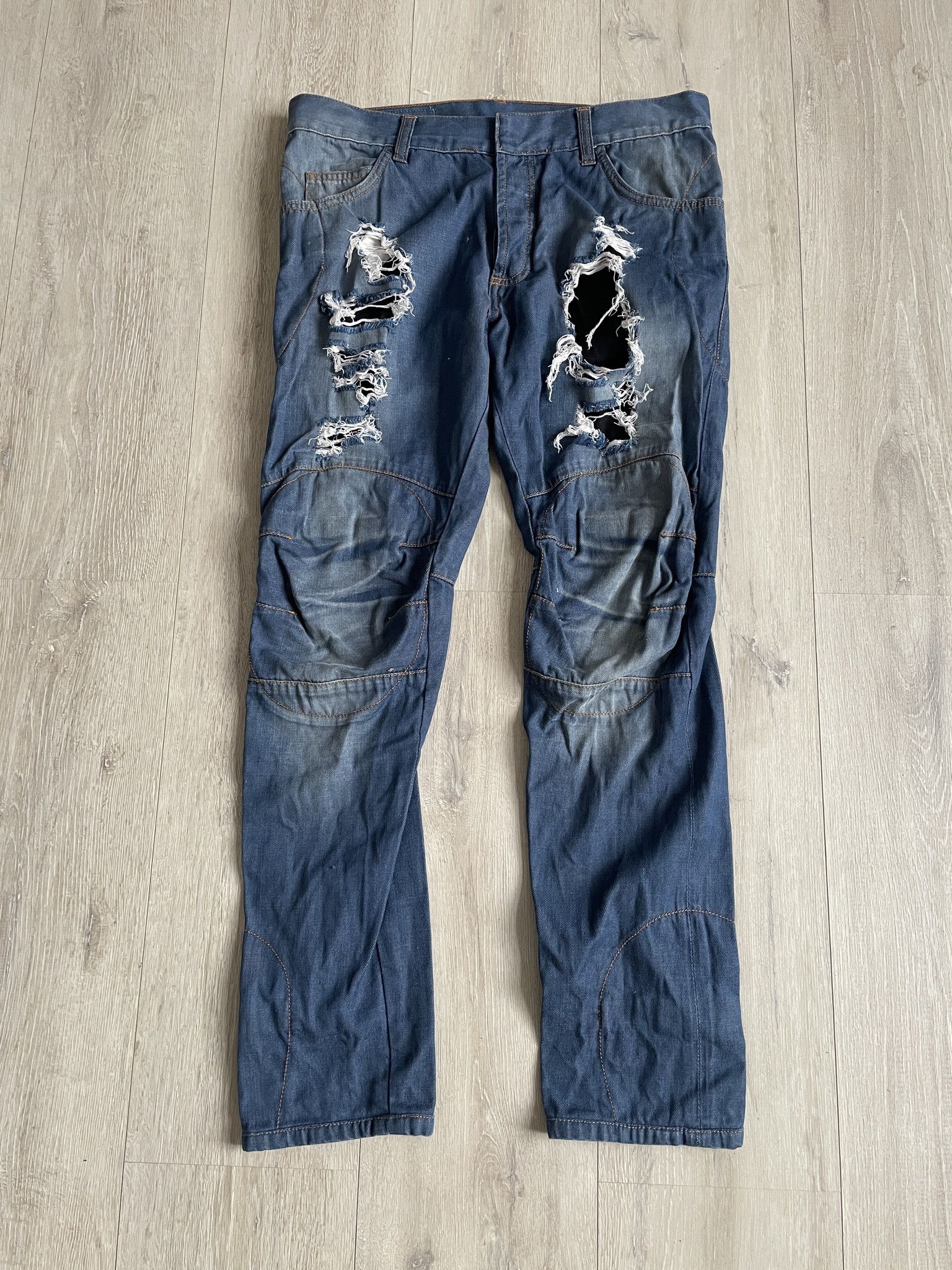 Balmain Balmain AW10 motorcycle jeans Size US 30 / EU 46 - 1 Thumbnail