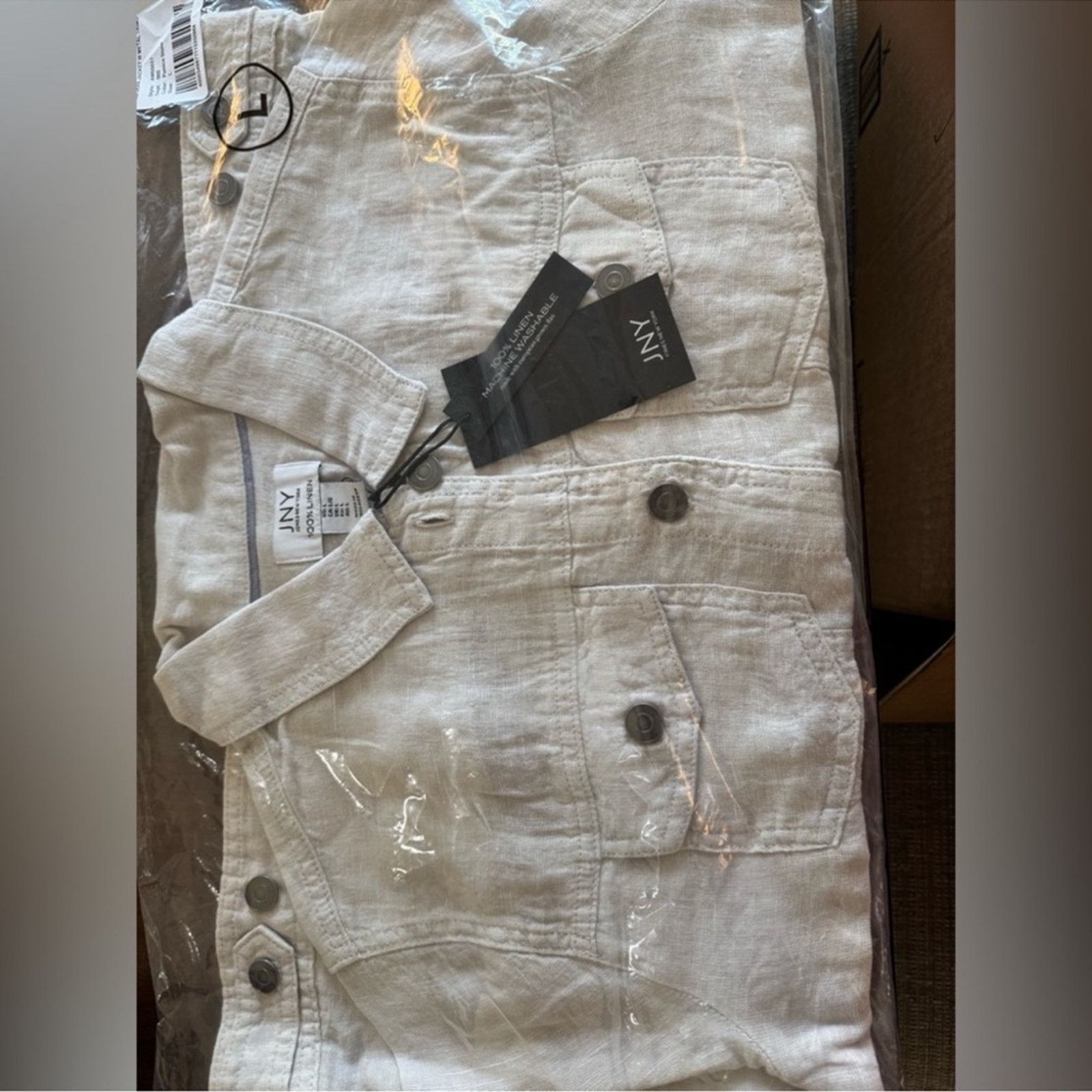 Jones New York 🎉LAST PIECE🎉JONES NewYork Linen Jean Jacket (RESTOCKED) Size M / US 6-8 / IT 42-44 - 8 Thumbnail