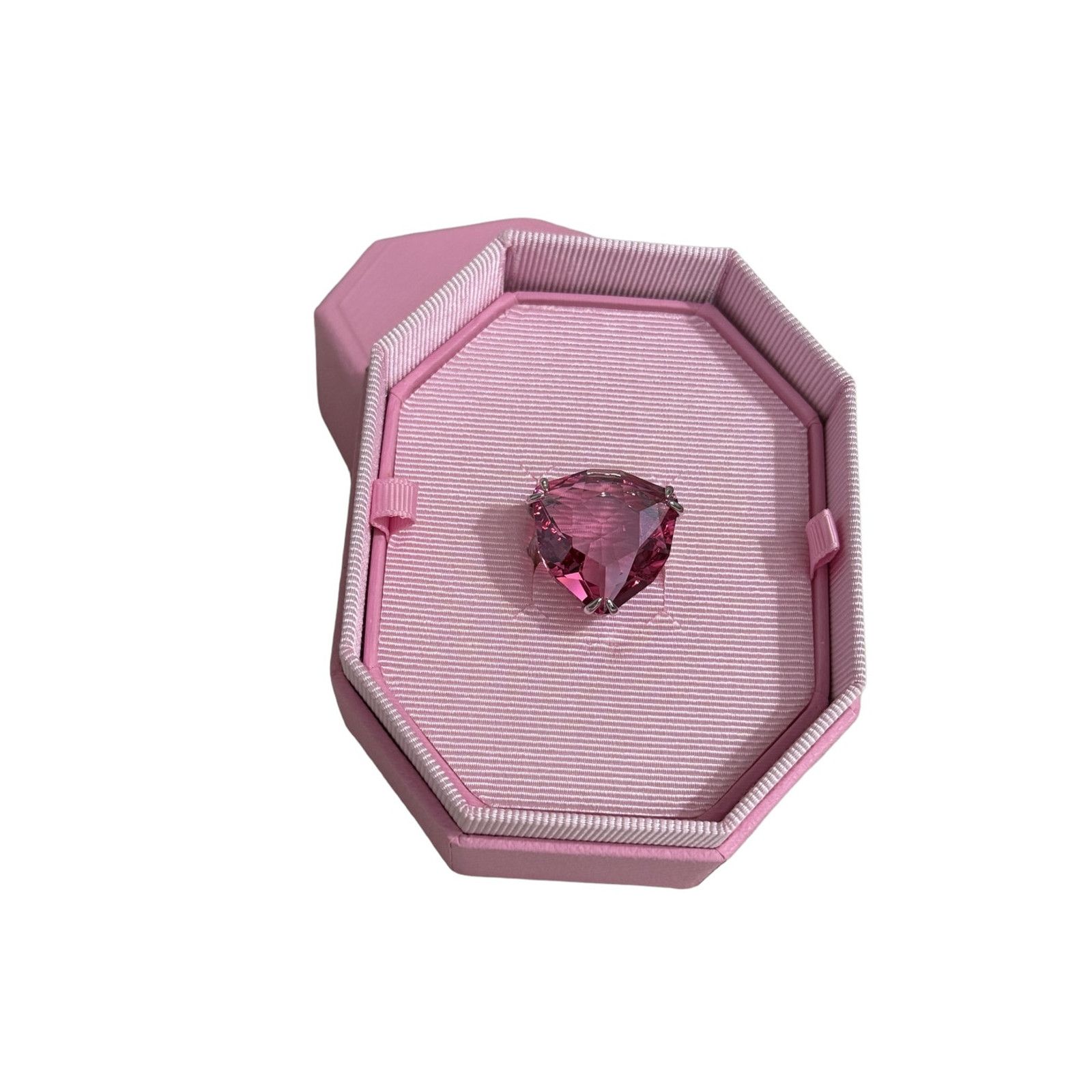 Swarovski Swarovski Millenia cocktail ring Trilliant cut, Pink 50 / 5 Size ONE SIZE - 6 Thumbnail