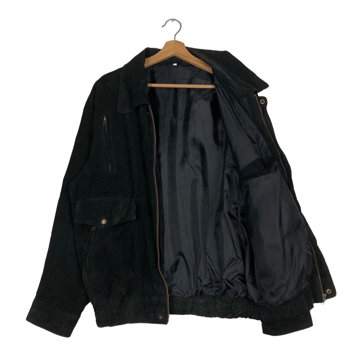 Issey Miyake 🔥Vintage Fly Genuine Leather Jacket Biker Issey Miyake Size US L / EU 52-54 / 3 - 11 Thumbnail