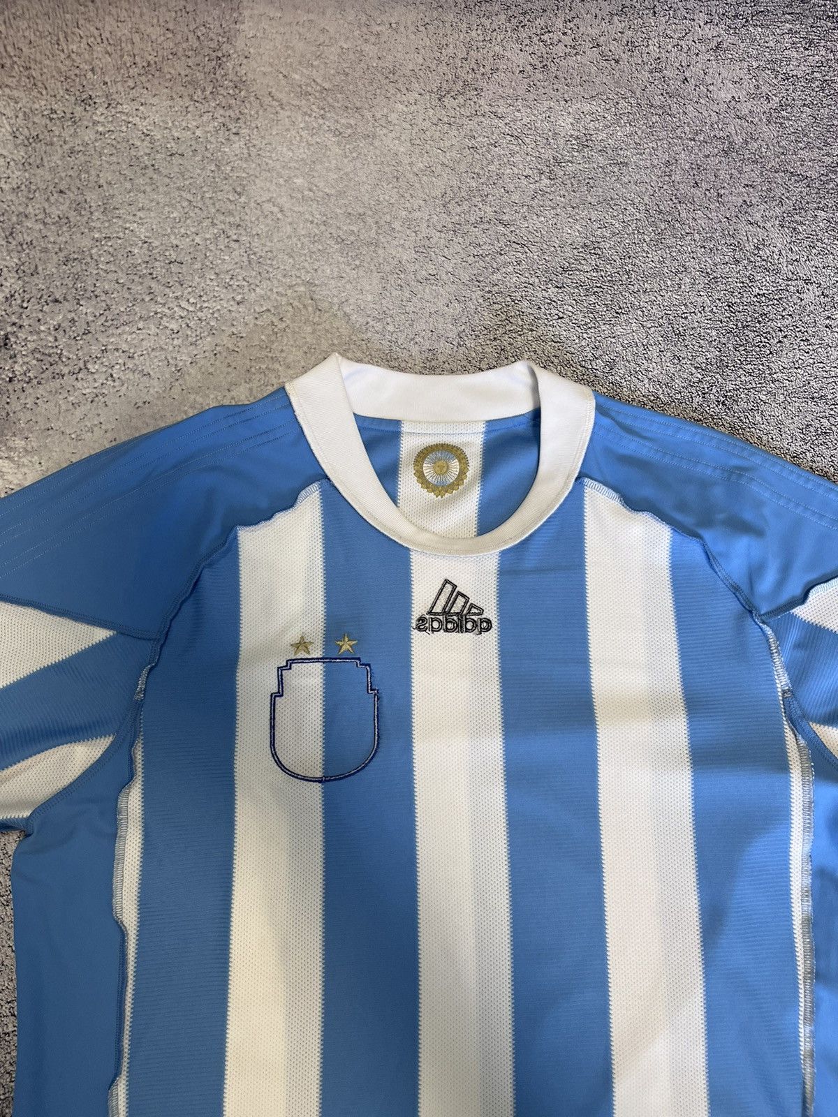Adidas Adidas T- Shirt Jersey Argentina 2009 Home Soccer Football Size US L / EU 52-54 / 3 - 13 Thumbnail