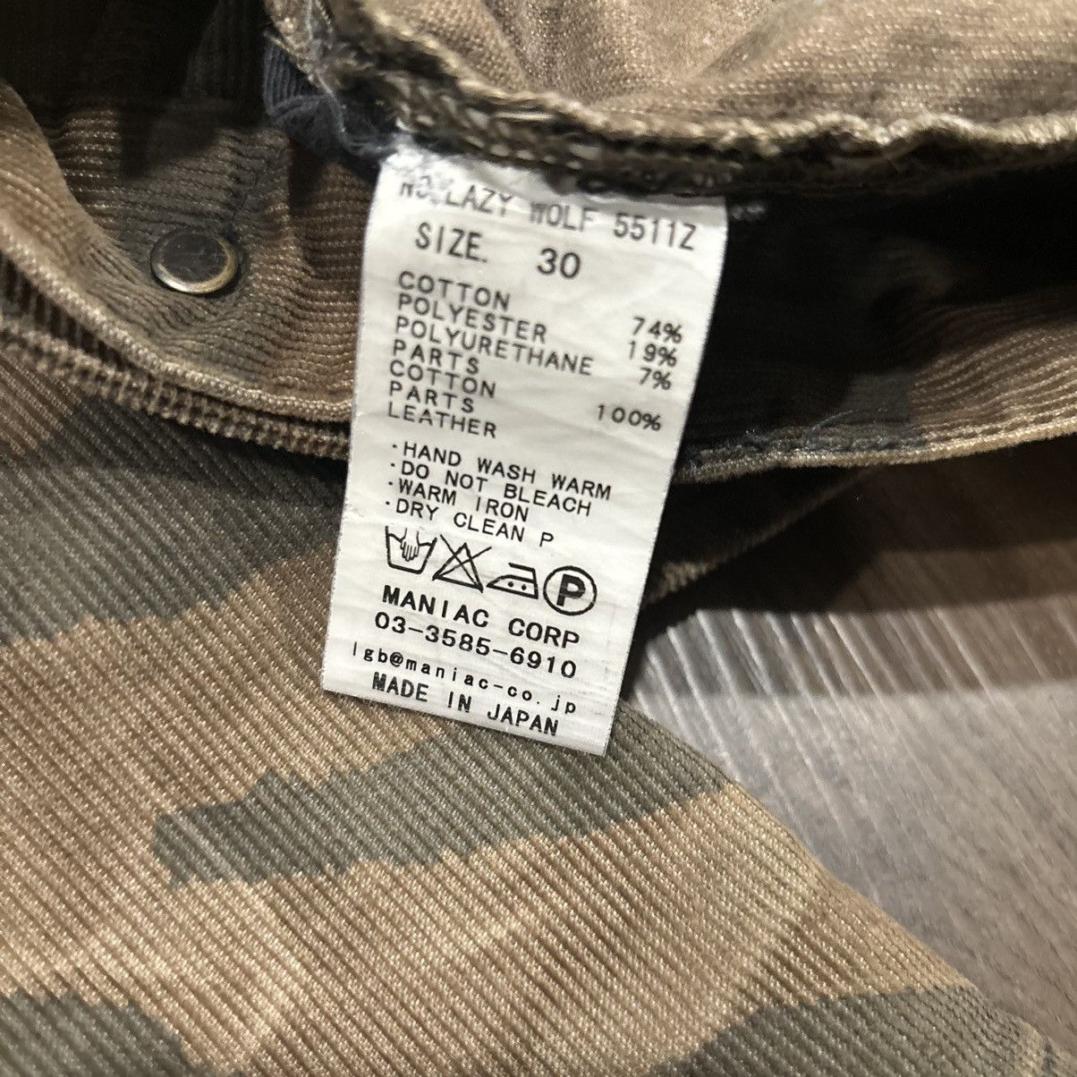 Le Grande Bleu (L.G.B.) LGB zebra camo lazy wolf corduroys Size US 32 / EU 48 - 5 Thumbnail