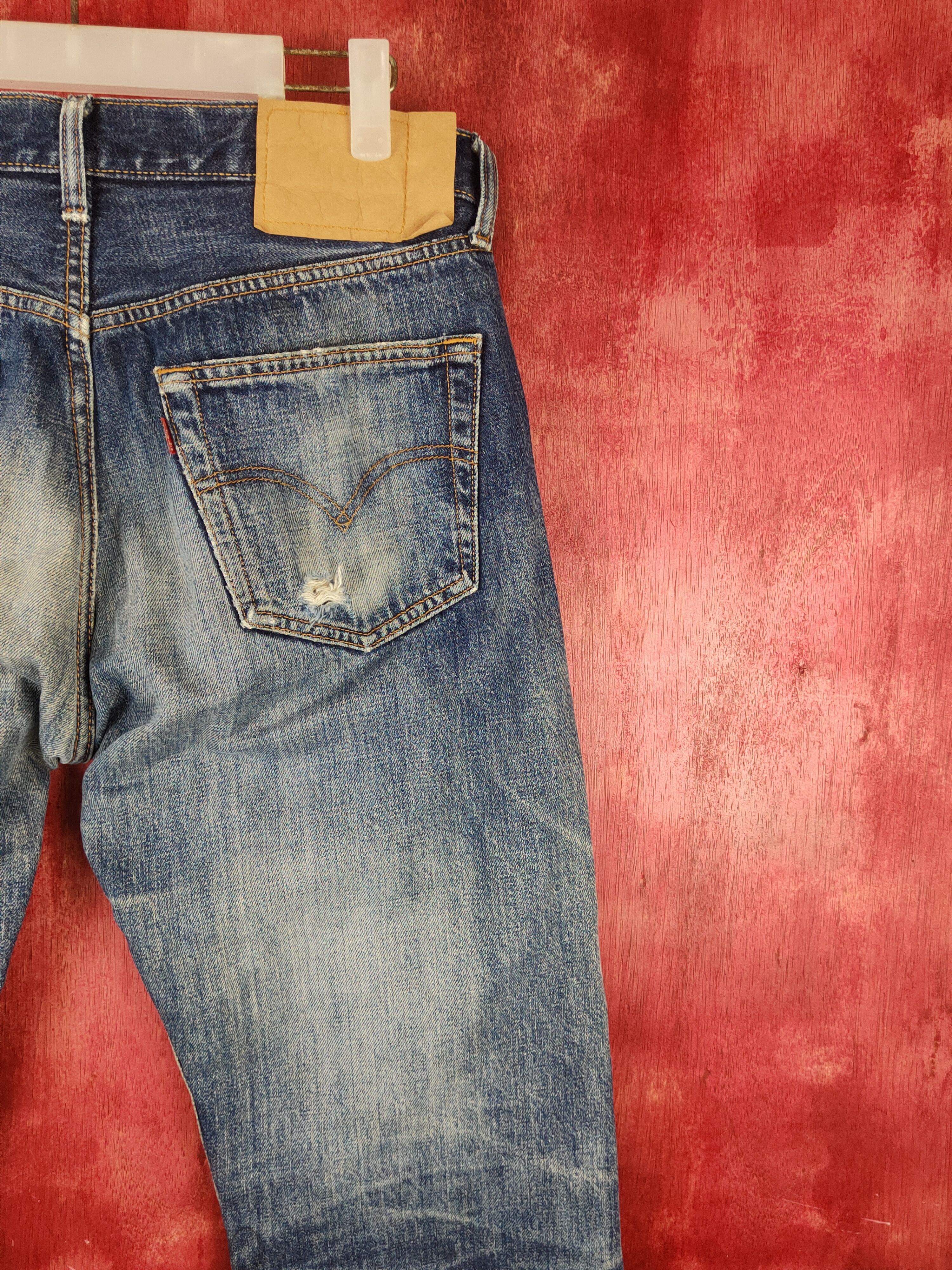Levi's 501 Levi's vtg ripped Distressed Denim jeans Pants #S1371 Size US 32 / EU 48 - 14 Thumbnail