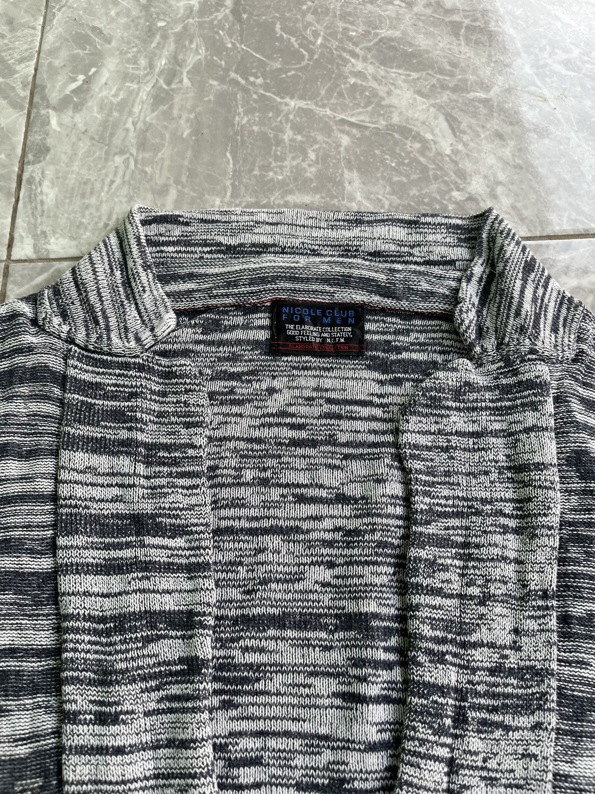Nicole Club Nicole Club For Men Knit Blazer Size US M / EU 48-50 / 2 - 3 Thumbnail