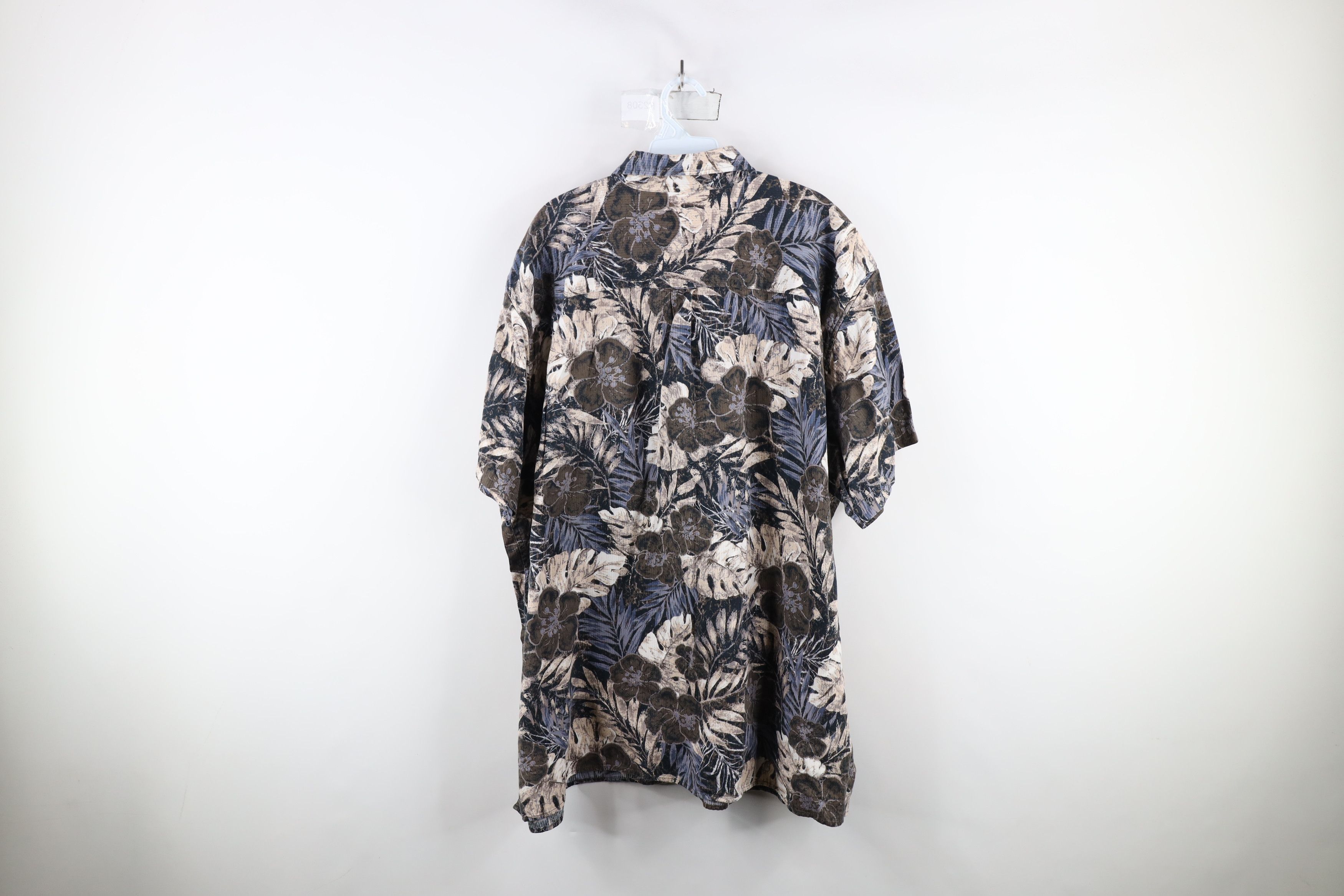 Vintage Vintage 90s Streetwear All Over Print Hawaiian Button Shirt Size US XXL / EU 58 / 5 - 7 Thumbnail