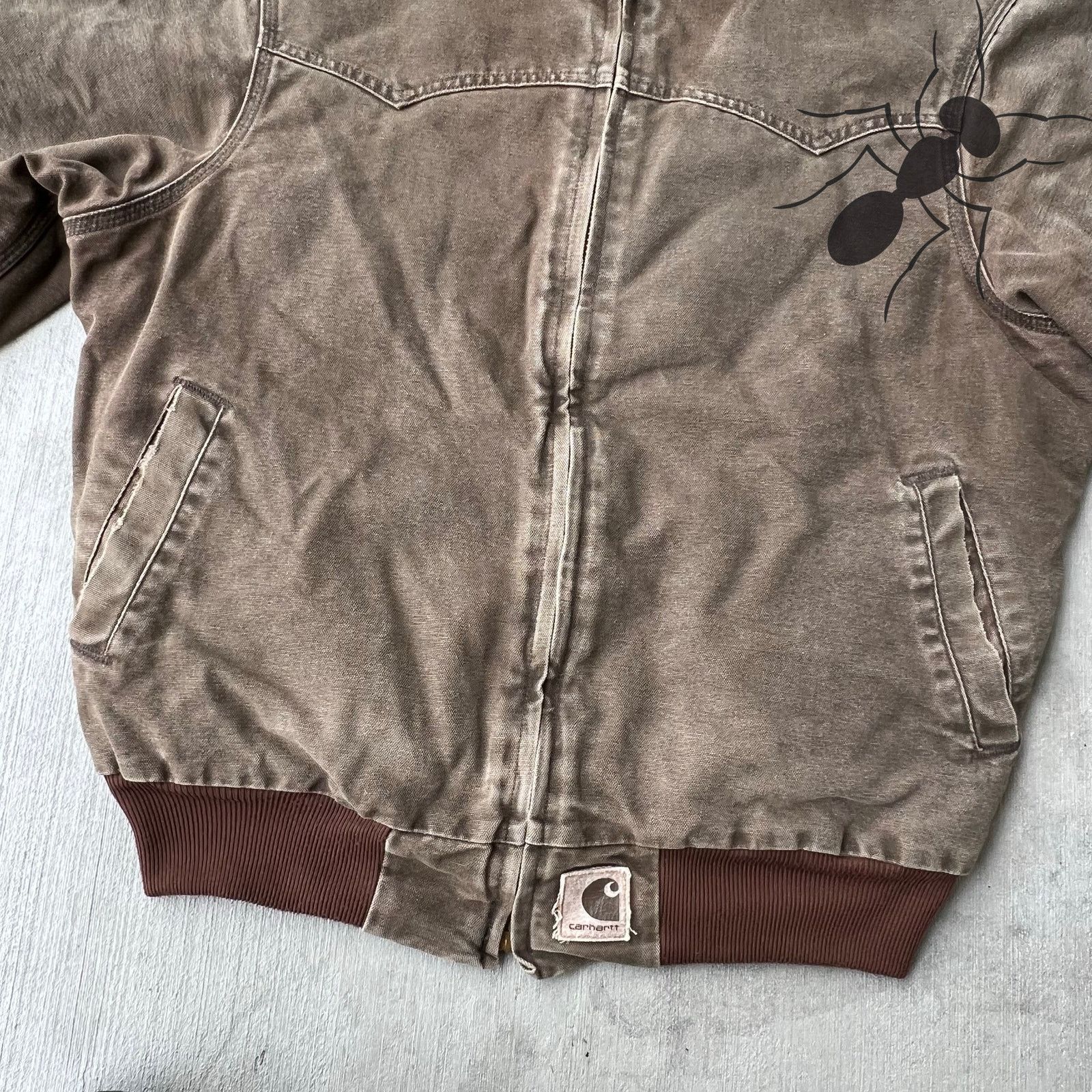 Carhartt × Vintage Carhartt J14 CHT brown Santa fe work wear jacket Size US L / EU 52-54 / 3 - 2 Thumbnail