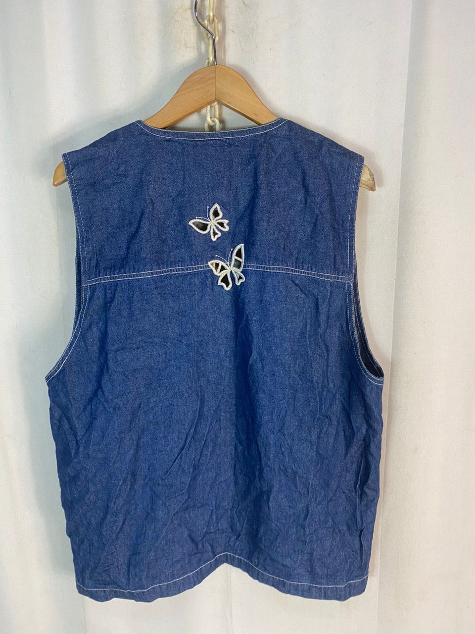 Japanese Brand × Vintage Worderful vacation denim vest by park house Size L / US 10 / IT 46 - 11 Thumbnail