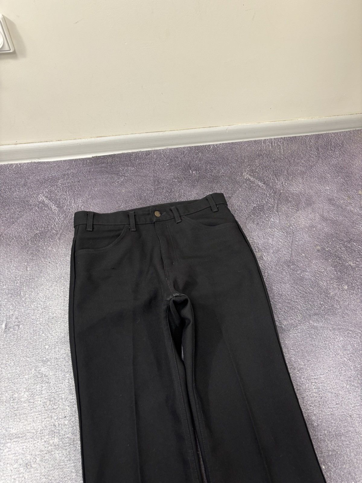 Levi's Vintage Levi’s Dacron Polyester Black Gold Tab Pants Jeans Size US 33 - 6 Thumbnail