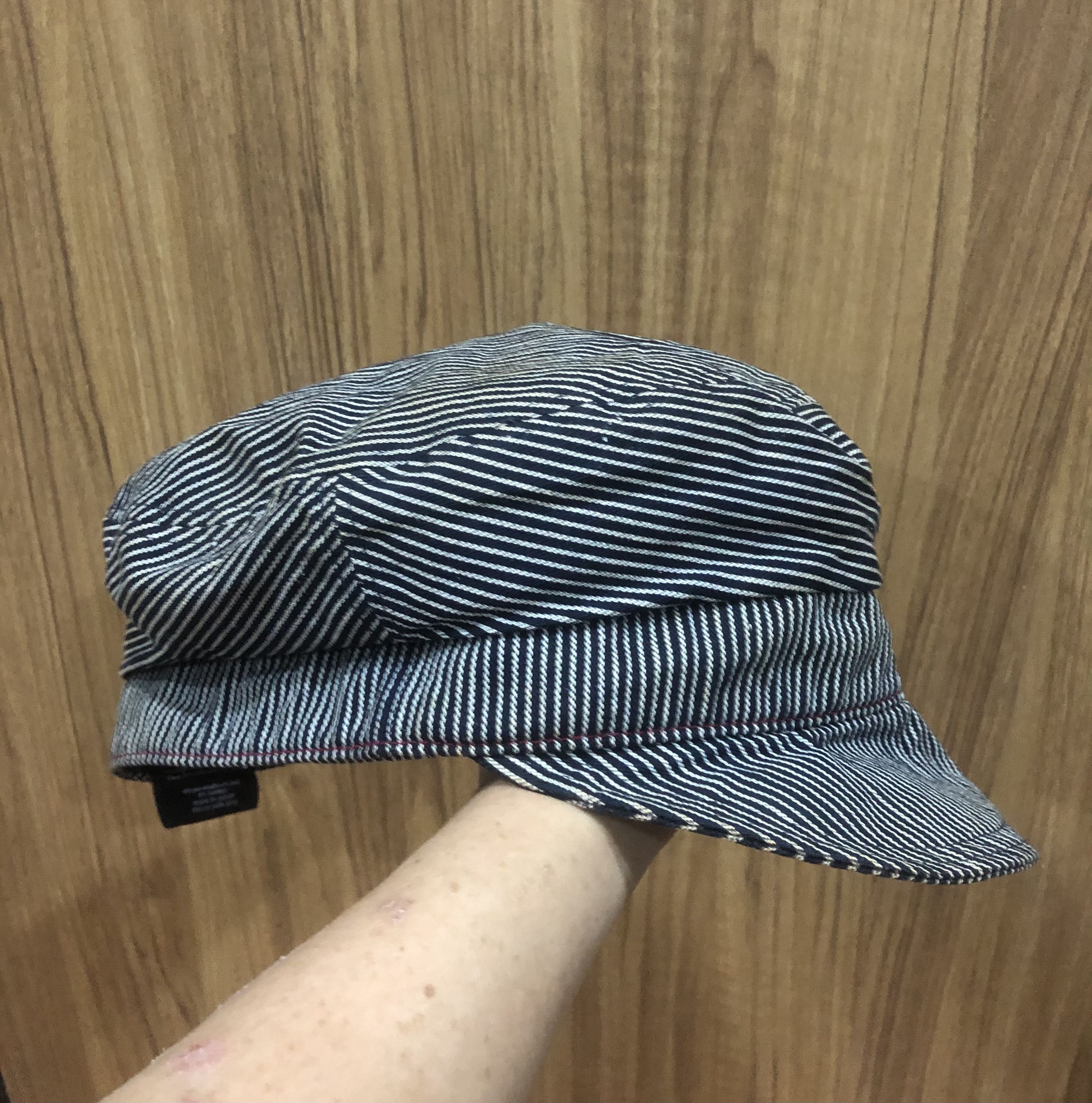 45rpm 45rpm Hickory Stripe Hat Mechanic Cap Size ONE SIZE - 4 Thumbnail