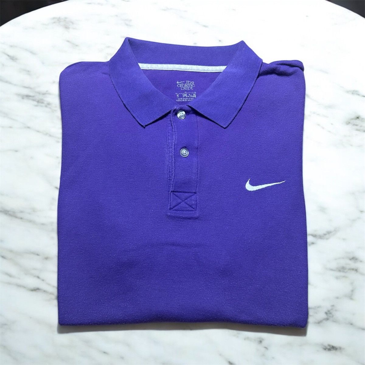 Designer × Nike × Vintage Nike Polo Lila Size US M / EU 48-50 / 2 - 1 Thumbnail