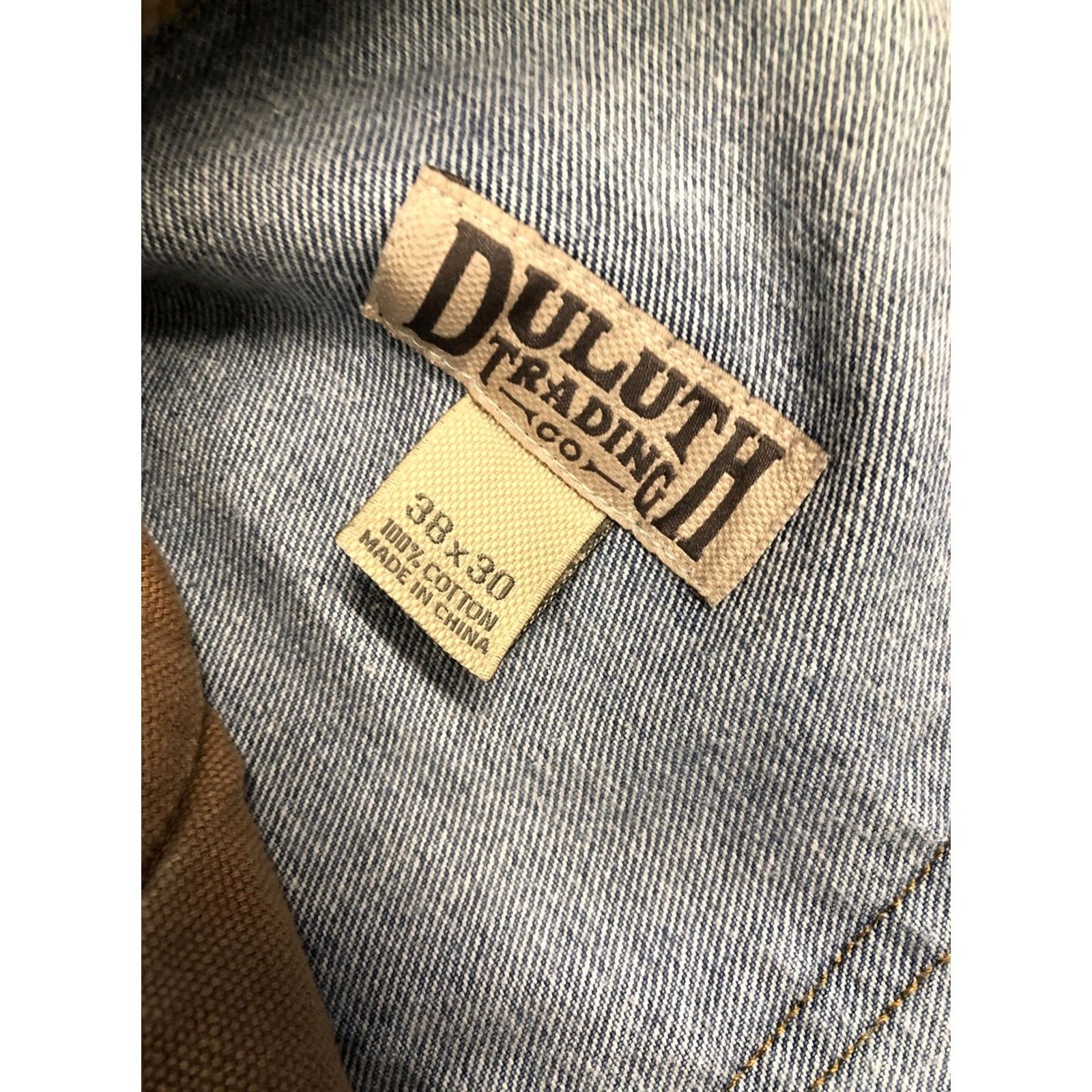 Duluth Trading Company Duluth Trading Jeans 37 x 29 Relaxed Fit Work Casual Reinforced Pocket Light Wsh Blue Cotton Mens Size US 37 - 7 Thumbnail