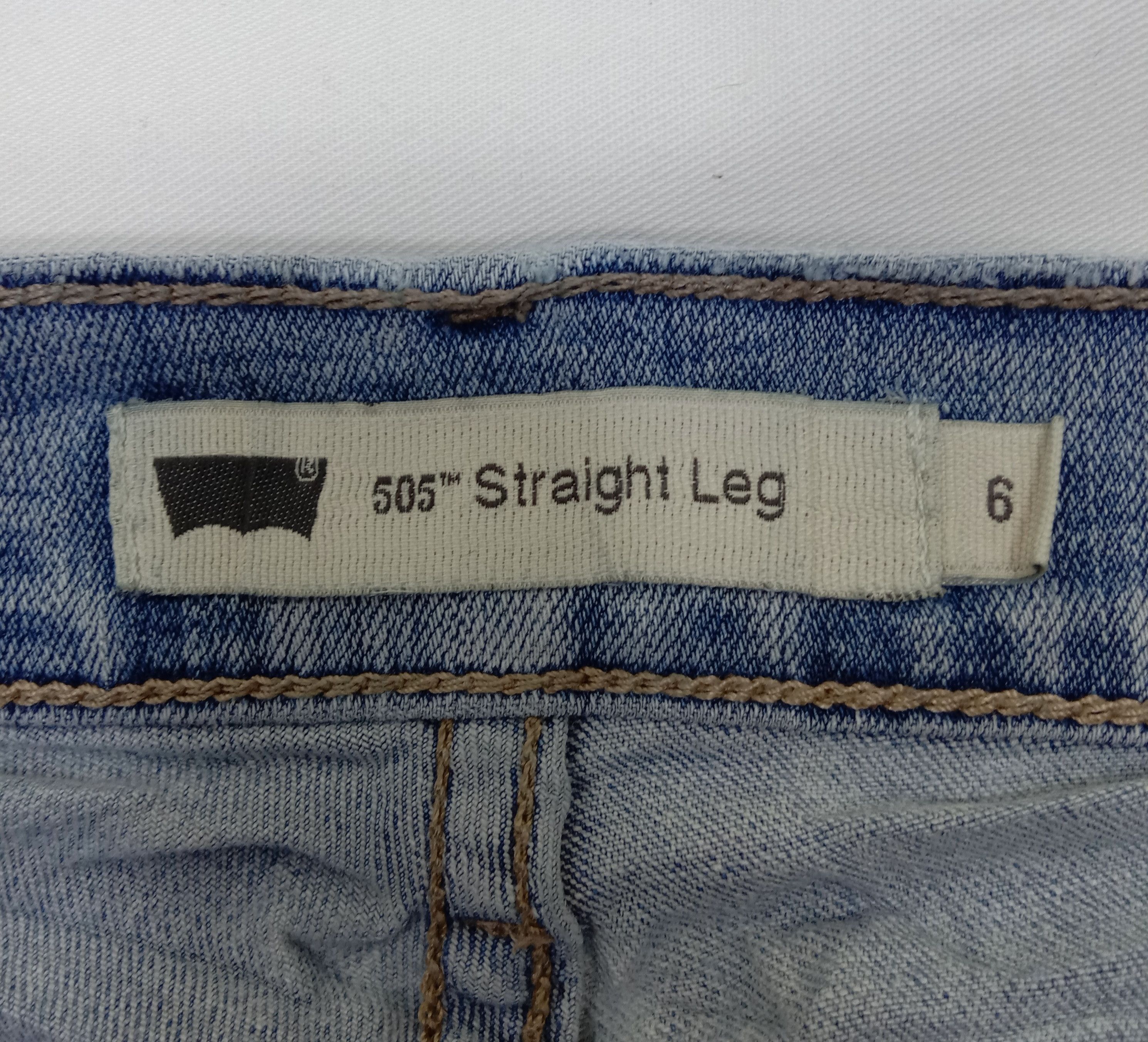 Levi's Vintage Levi's 505 Light Wash Jeans Straight Leg Denim Size 28" / US 6 / IT 42 - 14 Thumbnail