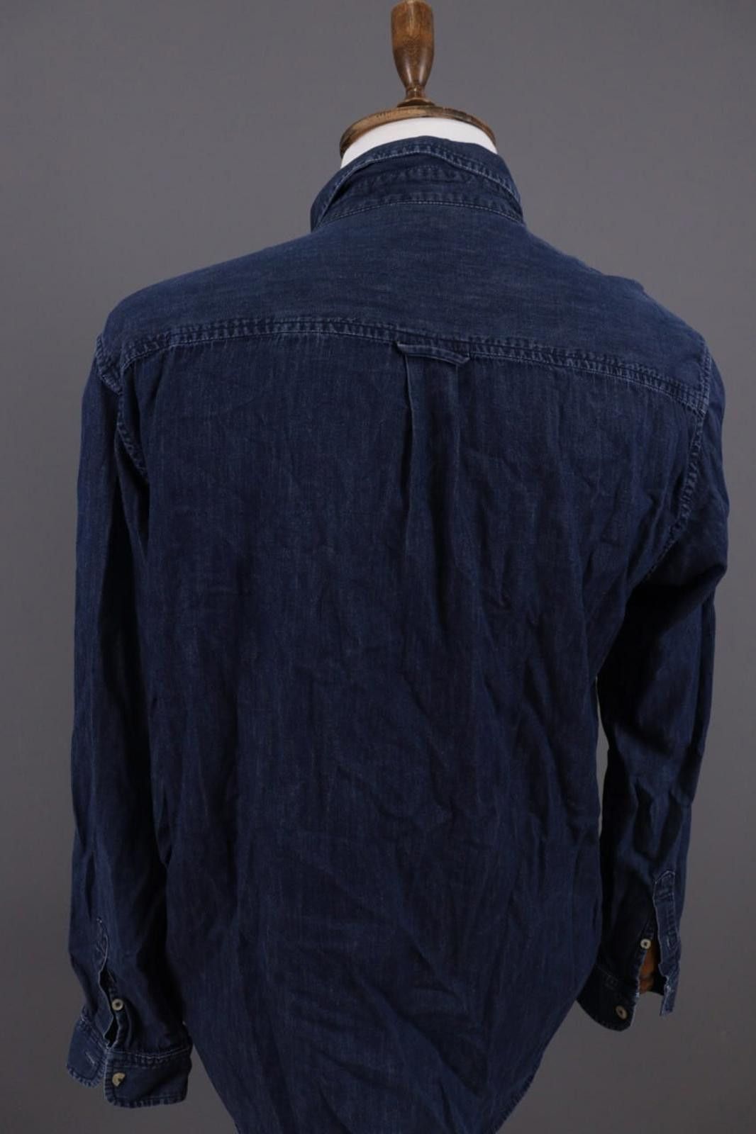 Carhartt Carhartt L/S Civil Shirt Blue Denim Overshirt Shir Sz L Size US L / EU 52-54 / 3 - 12 Thumbnail